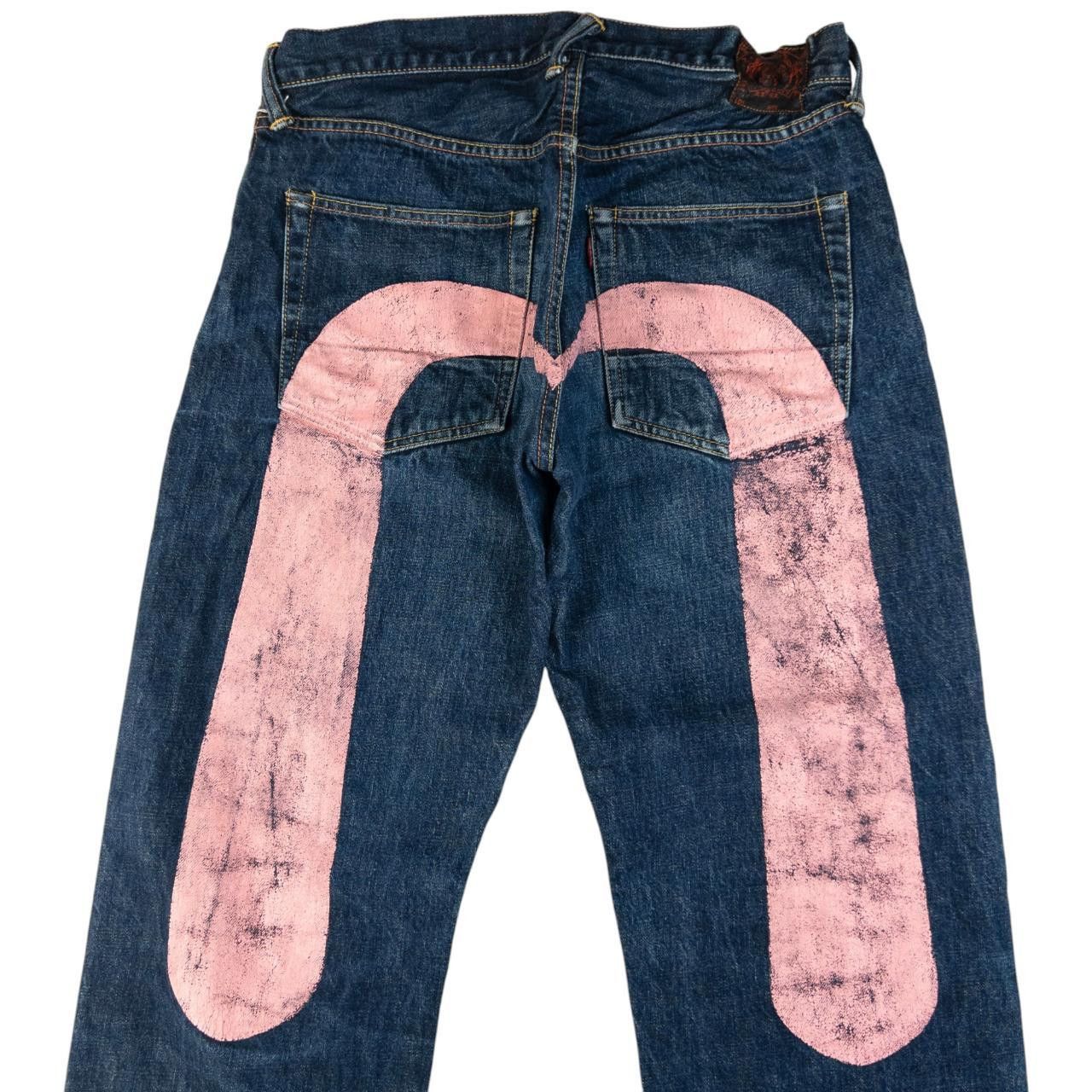 Evisu Vintage Evisu Painted Daicock Japanese Denim Jeans Size W34 Size US 34 / EU 50 - 2 Thumbnail