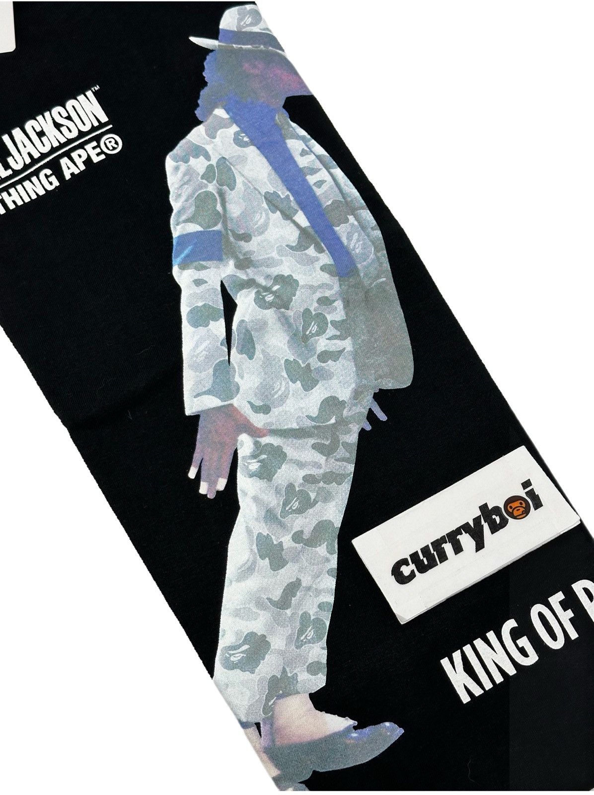Bape BAPE x Michael Jackson Tee Black Size US S / EU 44-46 / 1 - 5 Thumbnail