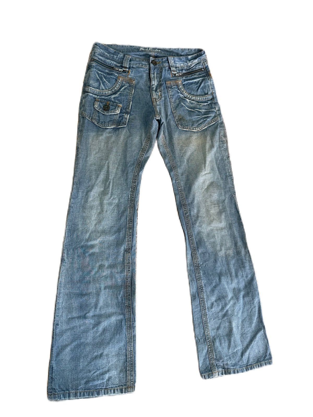 If Six Was Nine BUSH PANTS DESIGN FLARE TYPE DISTRESS STYLE BY BACK NUMBER Size US 32 / EU 48 - 2 Thumbnail