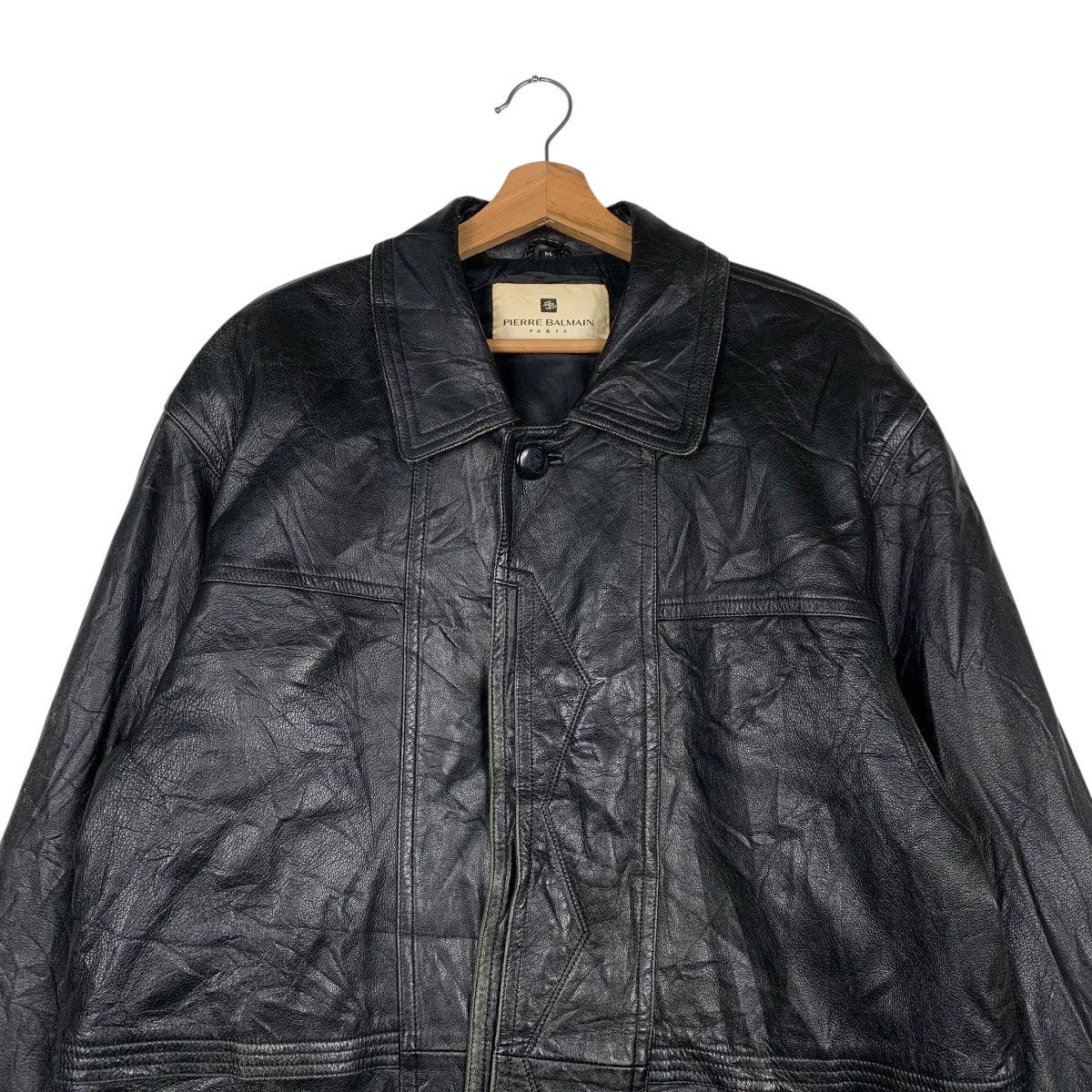 Pierre Balmain Pierre Balmain Leather Jacket Size US M / EU 48-50 / 2 - 2 Thumbnail