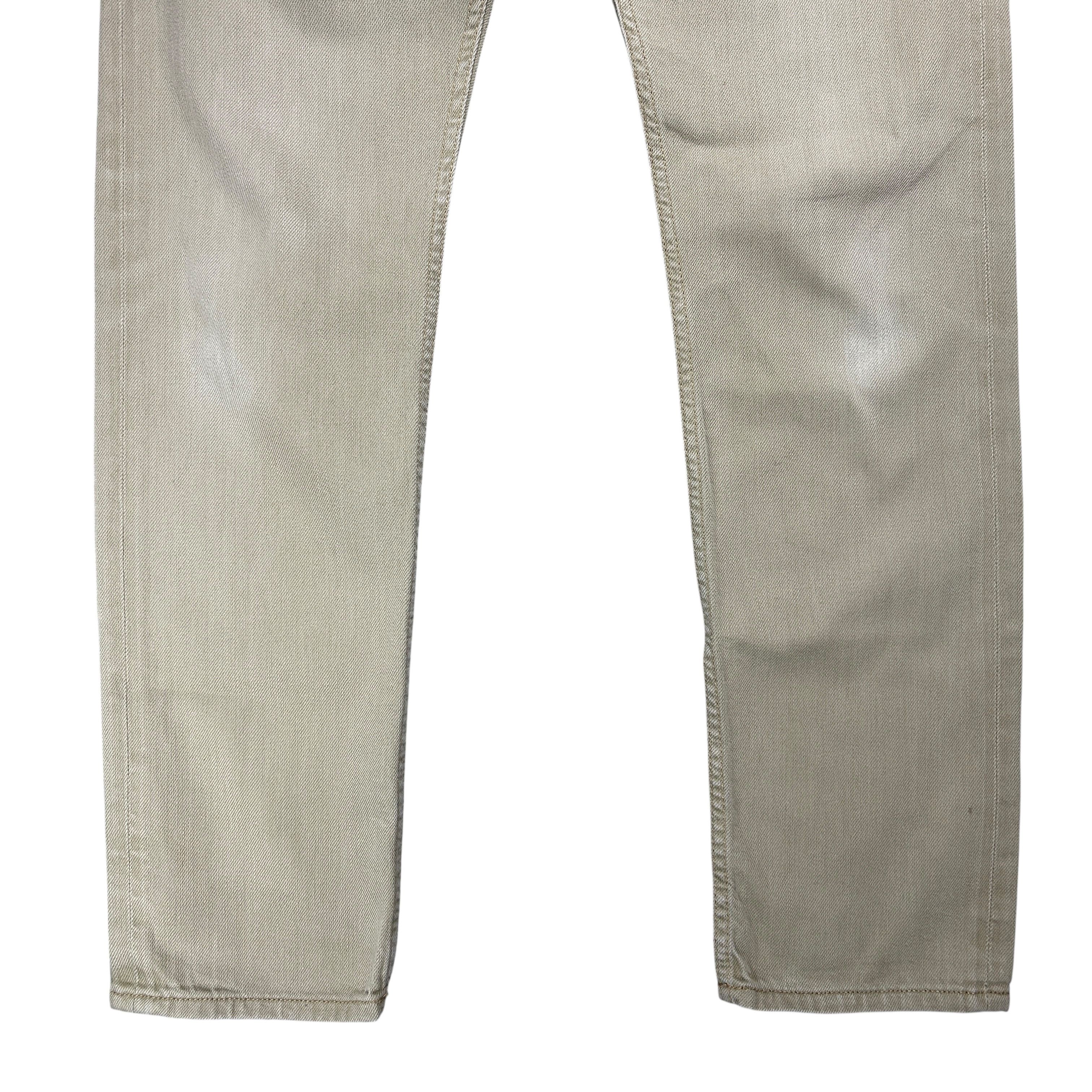 Diesel Diesel Krayver Regular Slim Carrot Beige Denim Men W31L32 Size US 31 - 7 Thumbnail