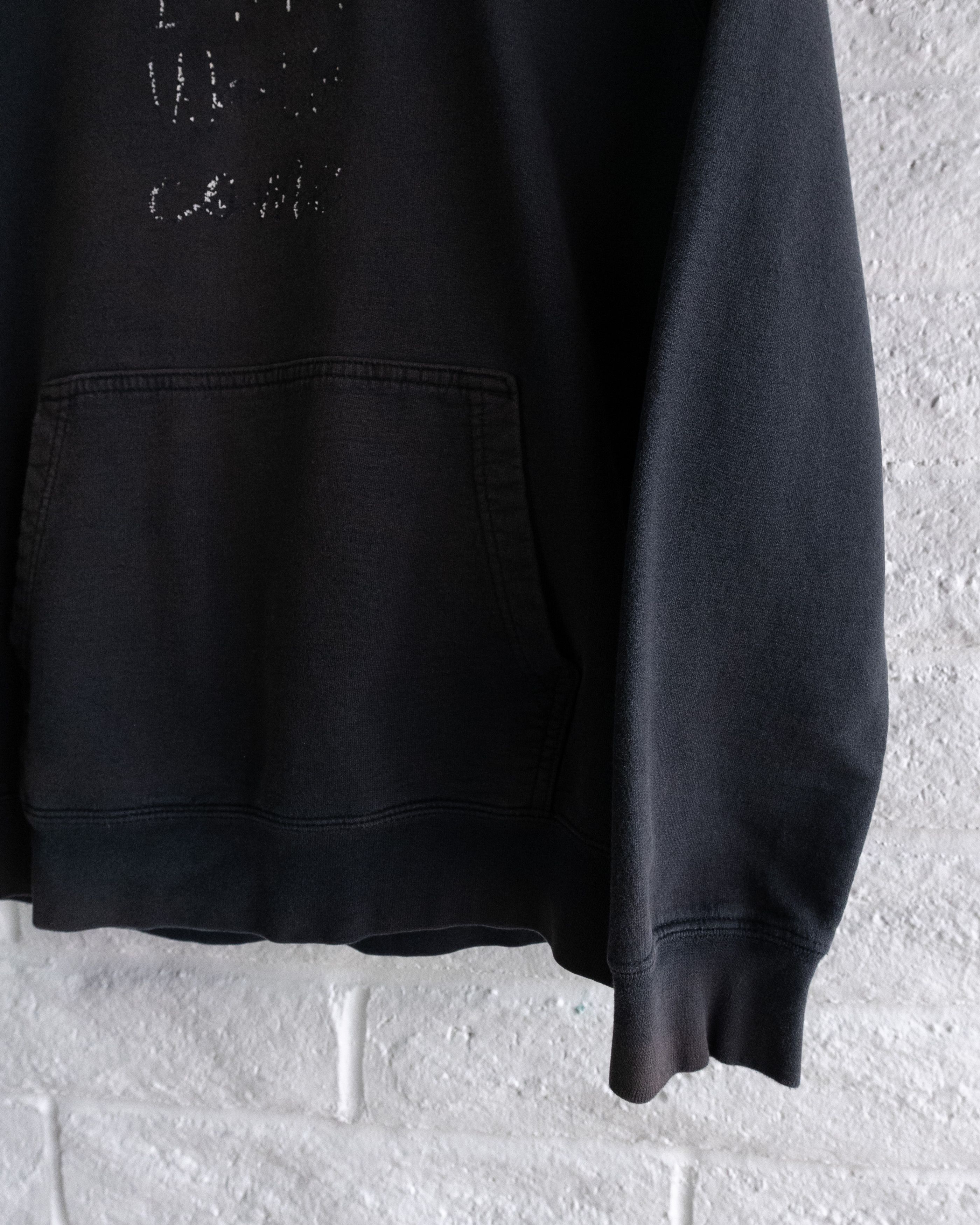 Vintage Vintage 2000s Grunge ERD Style Faded Hoodie Sorry I'm Late Size US S / EU 44-46 / 1 - 3 Thumbnail