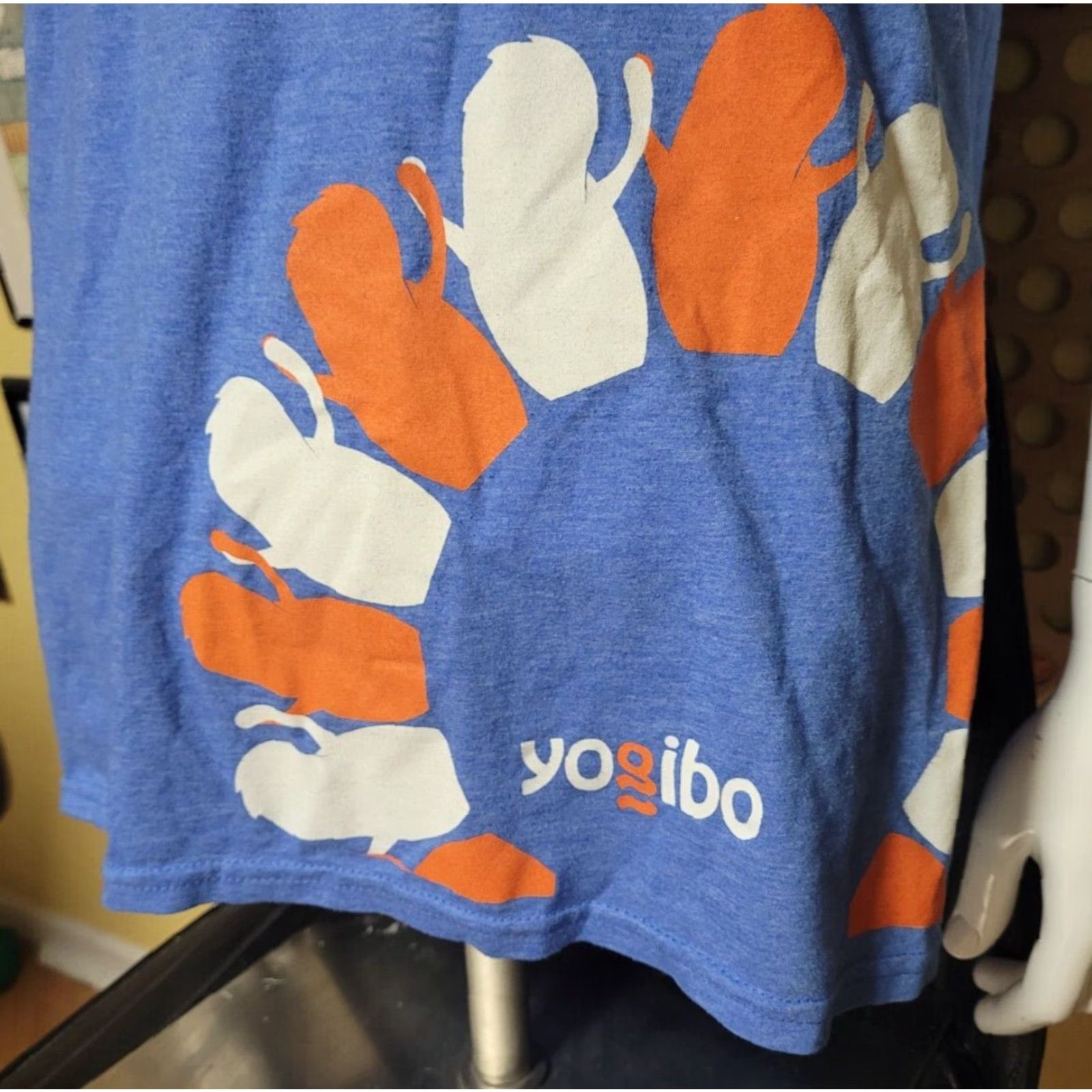 Gildan Yogibo T Shirt Logo Graphic Tee Medium Men Blue 50% Cotton 50% Polyester Crew Neck Short Sleeve Nashua NH Gildan 50/50 Size US M / EU 48-50 / 2 - 2 Thumbnail