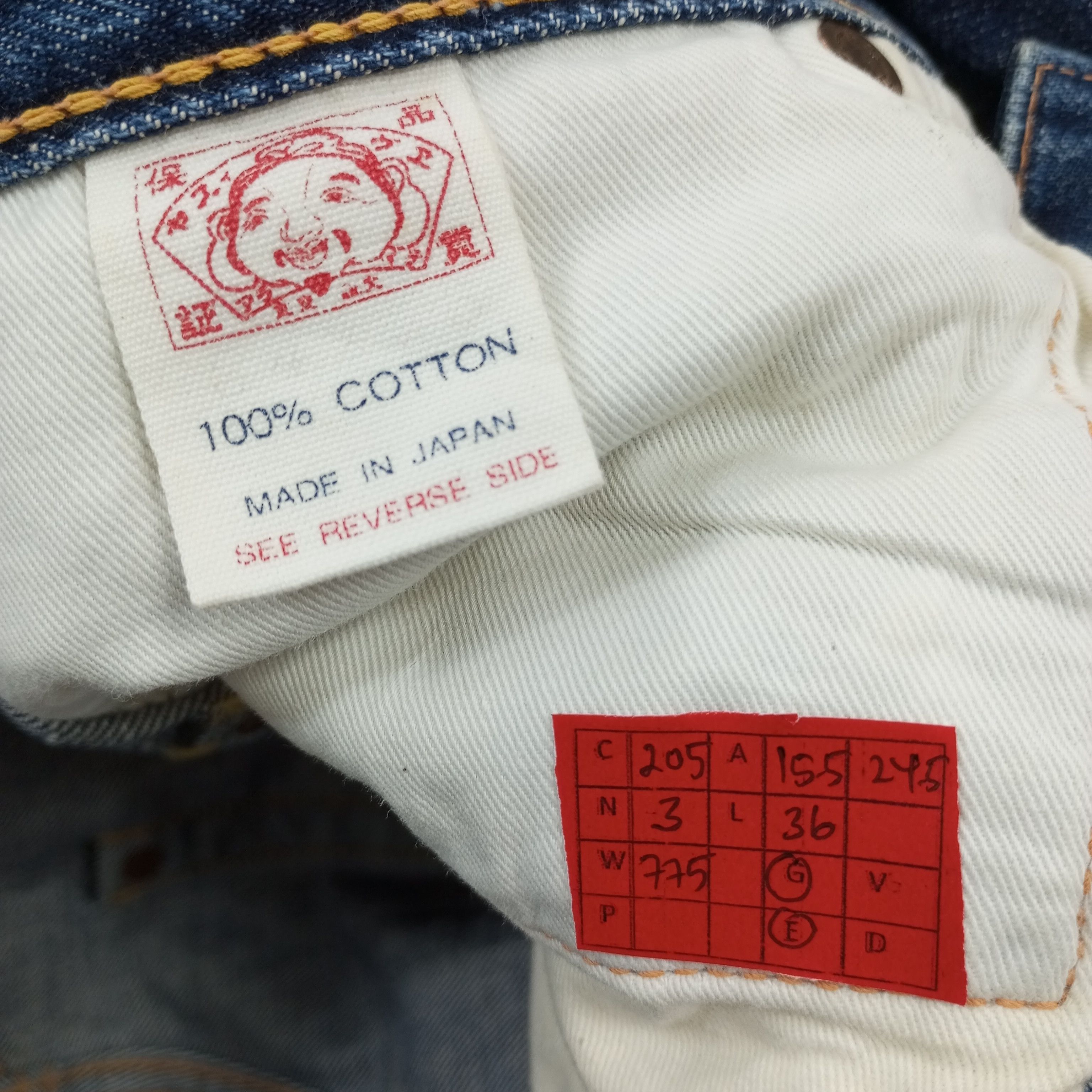Evisu × Japanese Brand × Vintage Evisu Japanese Brand Fashion Style Custom Daicock Jeans Size US 31 - 13 Thumbnail