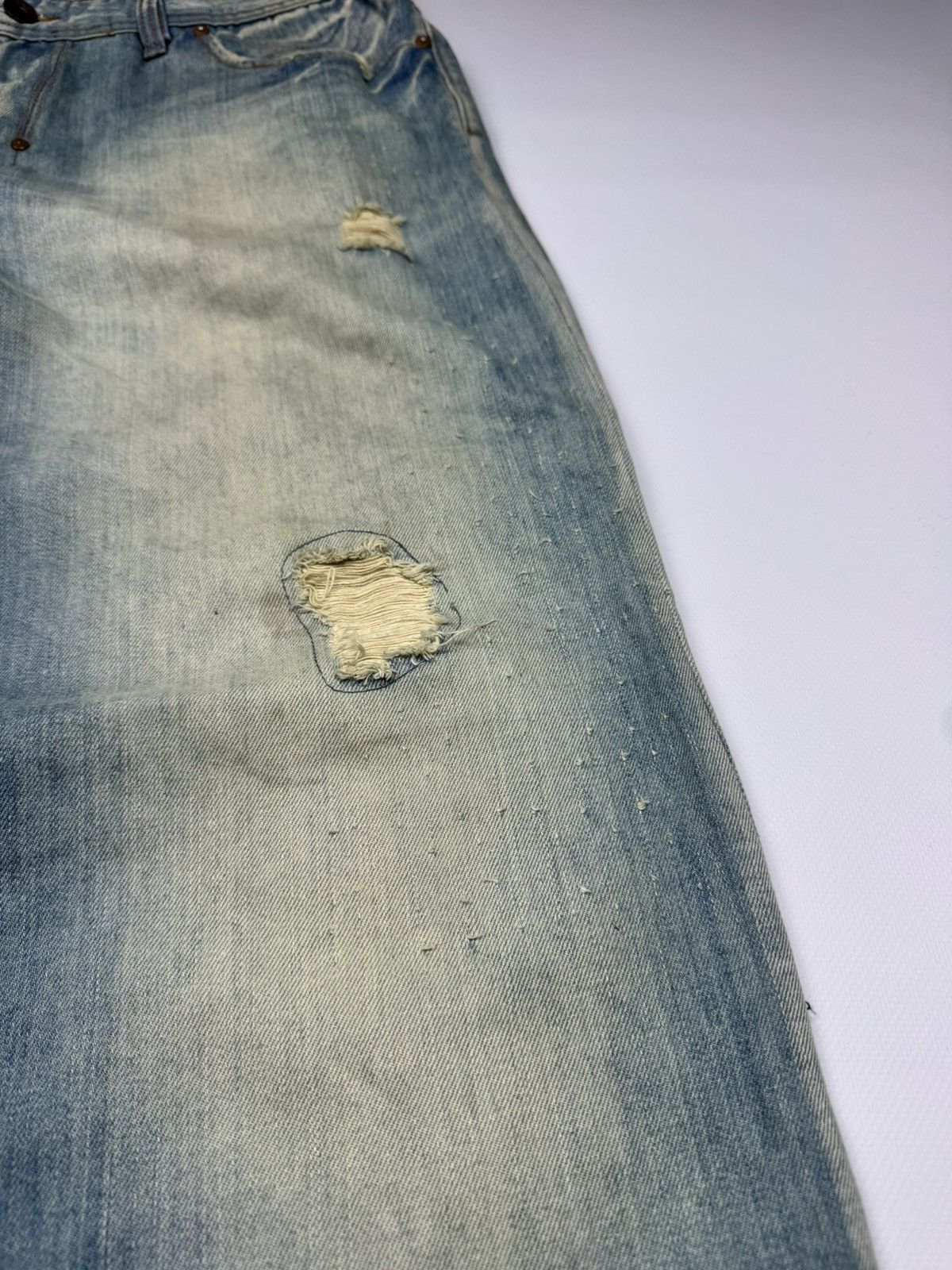 If Six Was Nine Vintage IfSixWasNine Style Distressed Fade Y2k Jeans Size US 38 / EU 54 - 8 Thumbnail