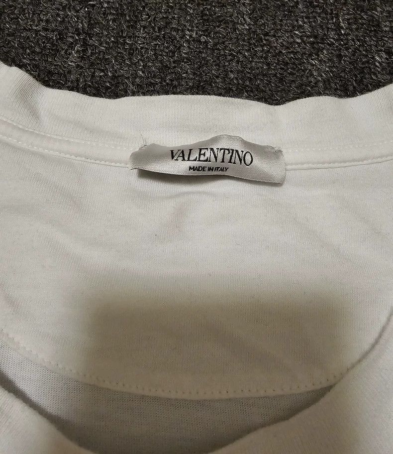 Valentino Valentino Men's Flocked T-Shirt 2505-Nextarrow Size US L / EU 52-54 / 3 - 3 Thumbnail