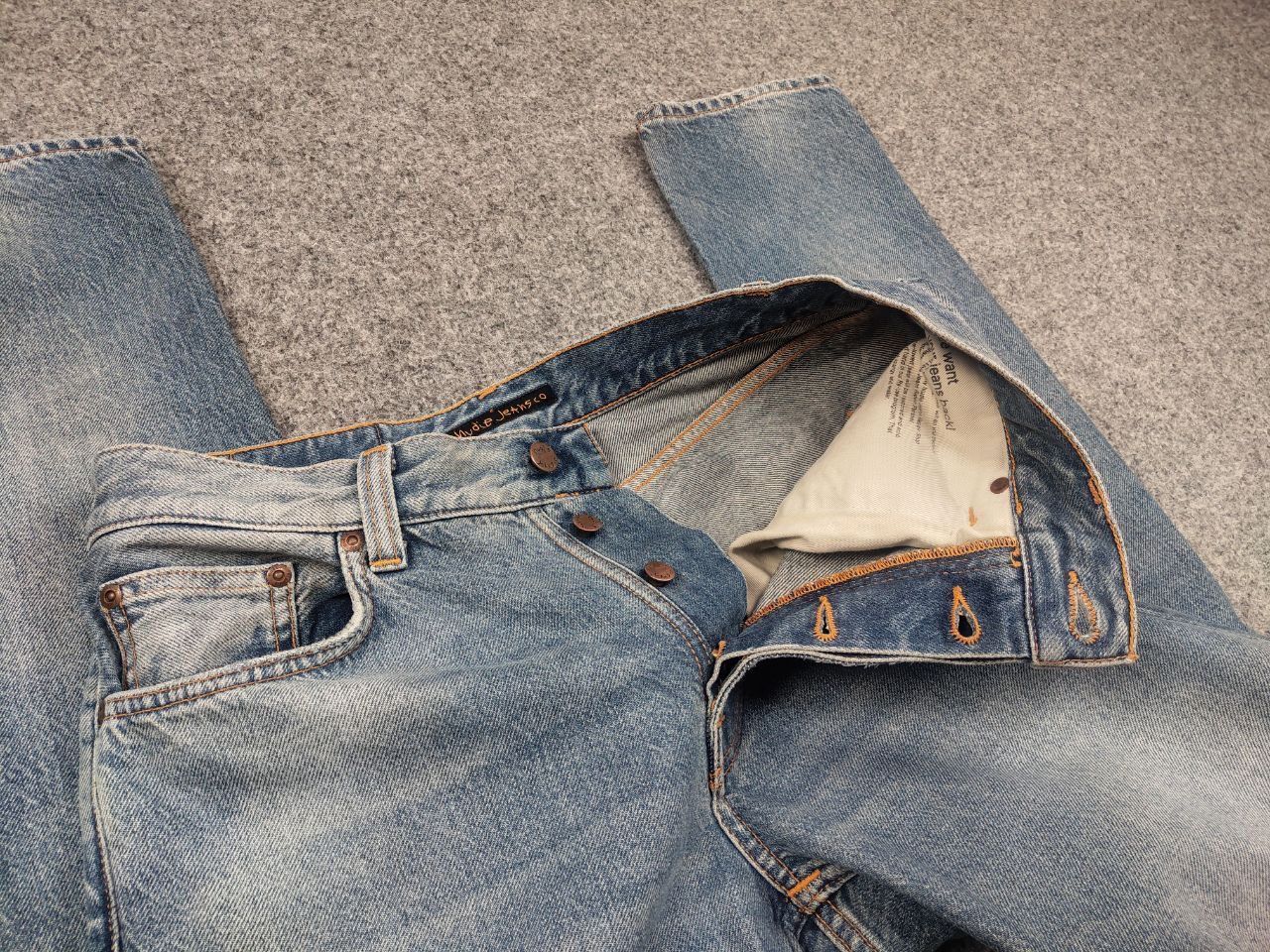 Nudie Jeans Nudie Jeans steady eddie ii Blue servivor Vintage Denim Size US 30 / EU 46 - 13 Thumbnail