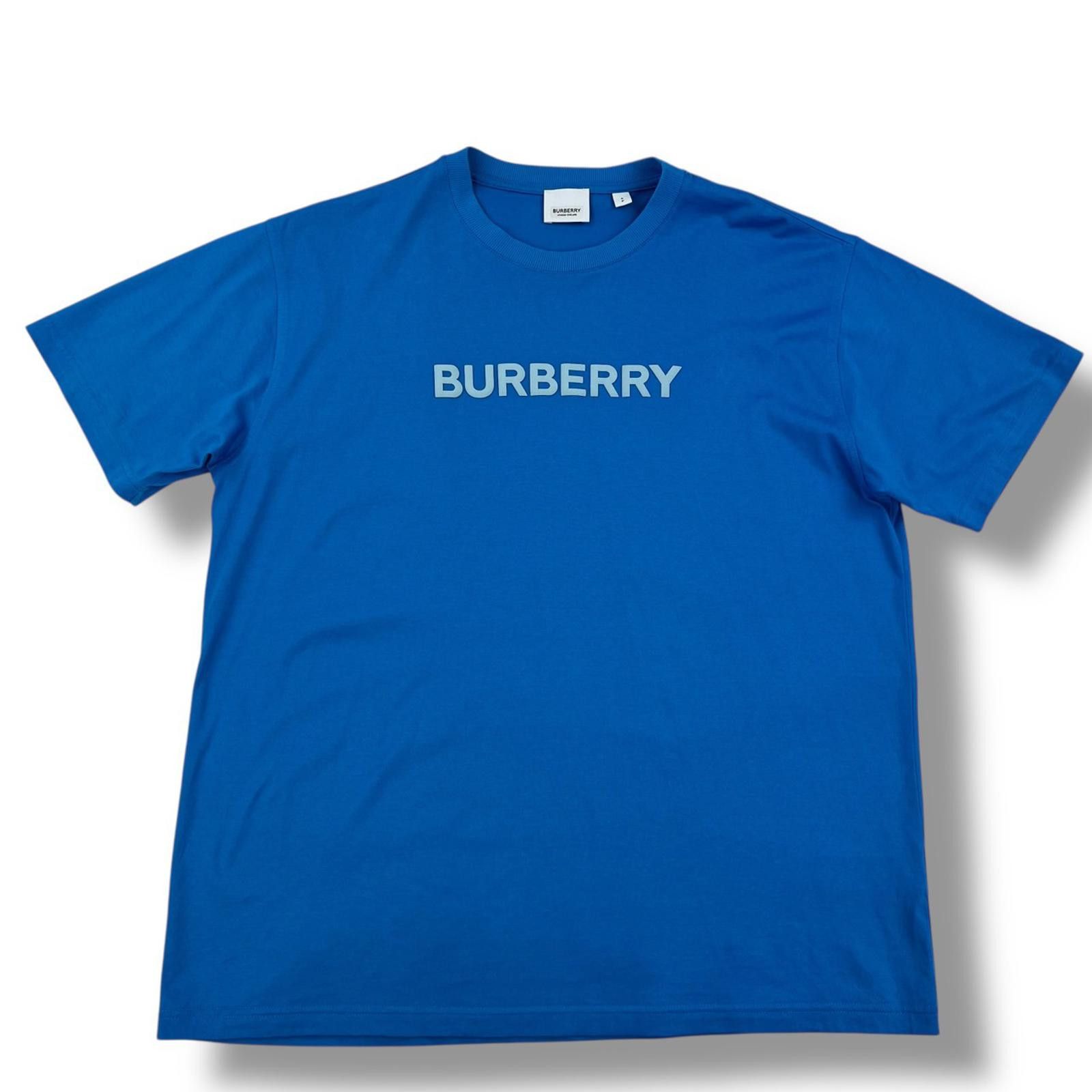 Burberry Burberry Blue Spellout T Shirt Size US S / EU 44-46 / 1 - 2 Thumbnail