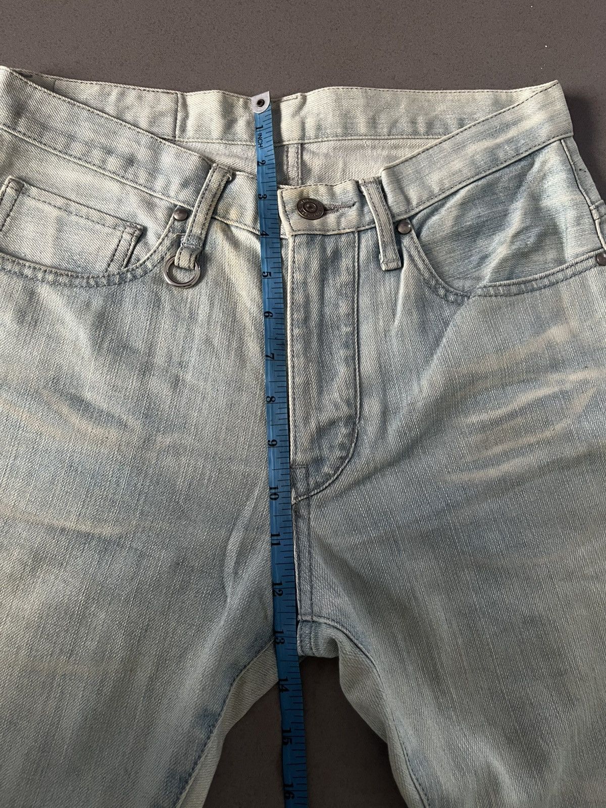 Tornado Mart TORNADO MART JAPANESE DENIM JEANS BASIC BLUE FADE PANTS Size US 30 / EU 46 - 12 Thumbnail