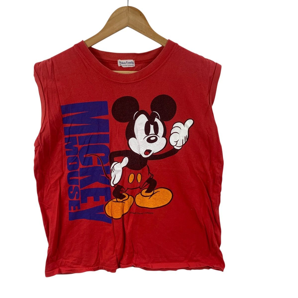 Mickey Mouse Vintage 80’ MICKEY MOUSE DISNEY Resort Disneyland Tank Top Size M / US 6-8 / IT 42-44 - 5 Thumbnail