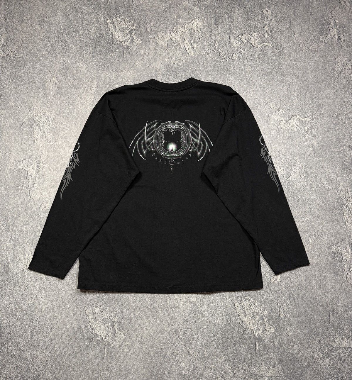 Japanese Brand Vintage Spiral Long Sleeve 90s Street Wear Y2K Casual Style Size US XL / EU 56 / 4 - 2 Thumbnail