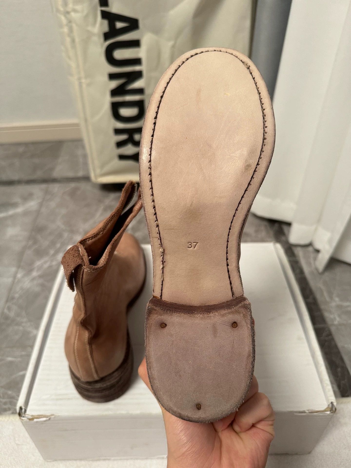 Guidi Guidi PL2 milk tea & blush leather boots 37 Size US 6.5 / IT 36.5 - 7 Thumbnail