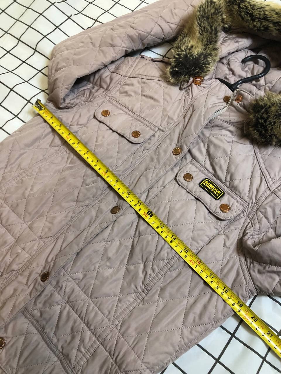 Barbour BARBOUR Womens International Latte Enduro Quilt Jacket Size M / US 6-8 / IT 42-44 - 7 Thumbnail