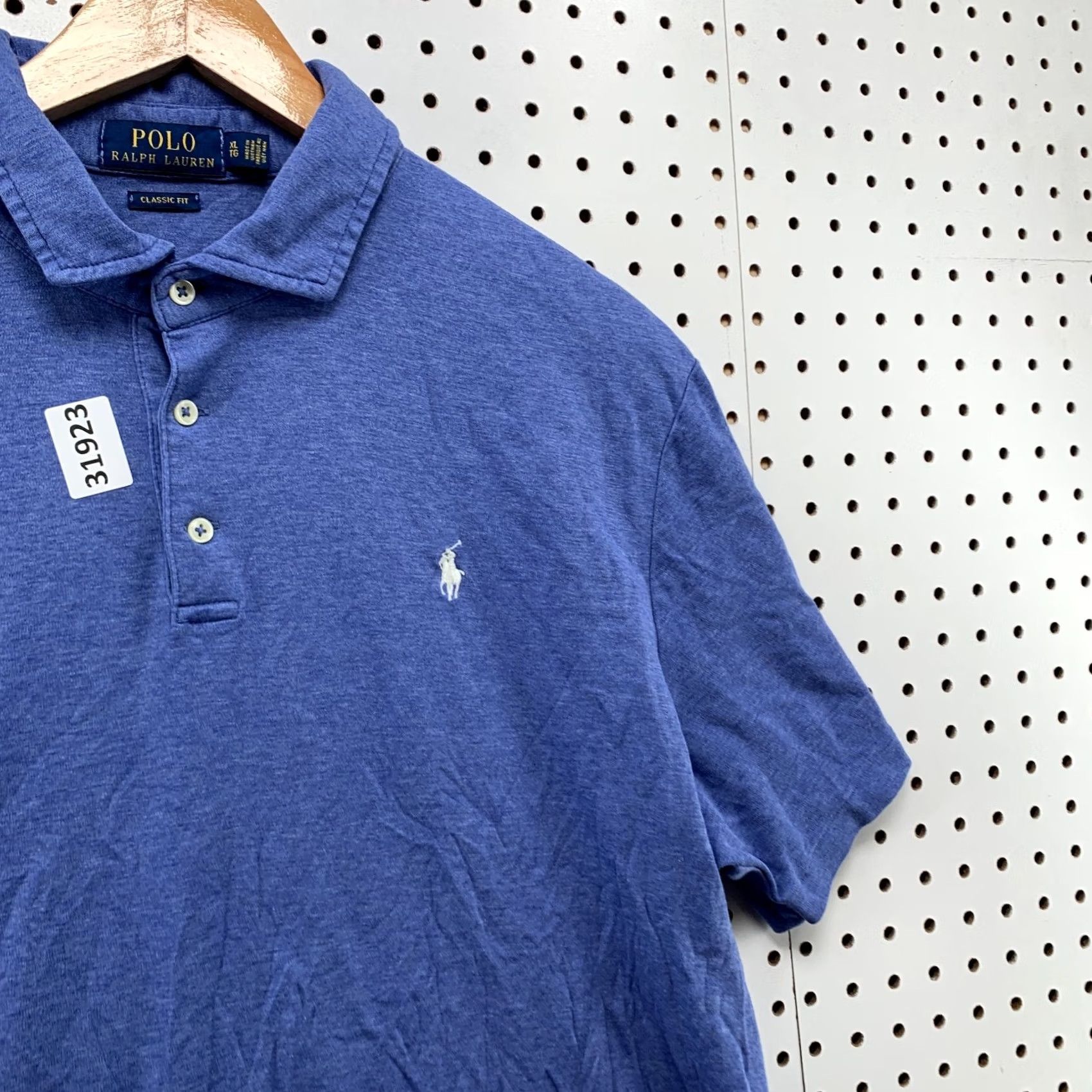 Polo Ralph Lauren Polo Ralph Lauren Shirt Mens XL Blue White Pony Collared Casual Size US XL / EU 56 / 4 - 7 Thumbnail
