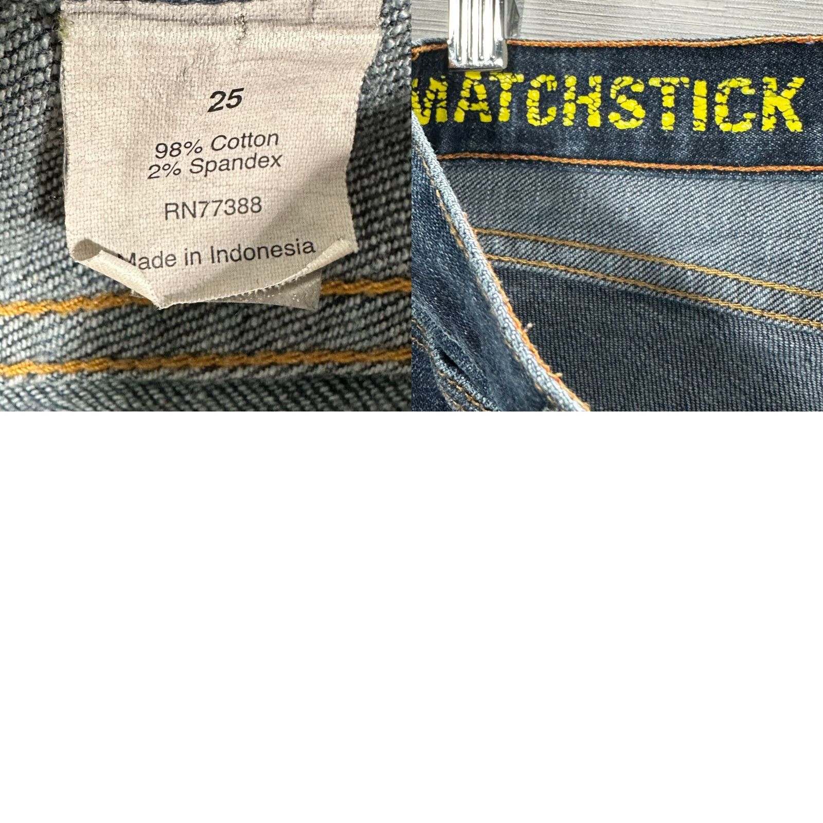 J.Crew J.CREW Matchstick Jeans Womens 25 Cotton Stretch Denim Skinny 5-Pocket Pockets Blue Medium Wash Modern Classic Pants Womens Size 42" / US 20 - 8 Thumbnail
