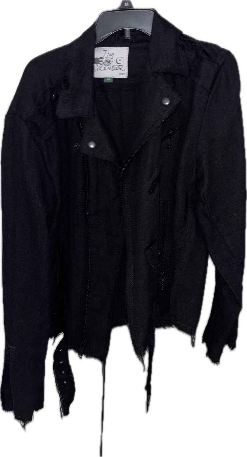 If Six Was Nine × Japanese Brand JIMSINN handmade distressed denim jacket Size US M / EU 48-50 / 2 - 5 Thumbnail