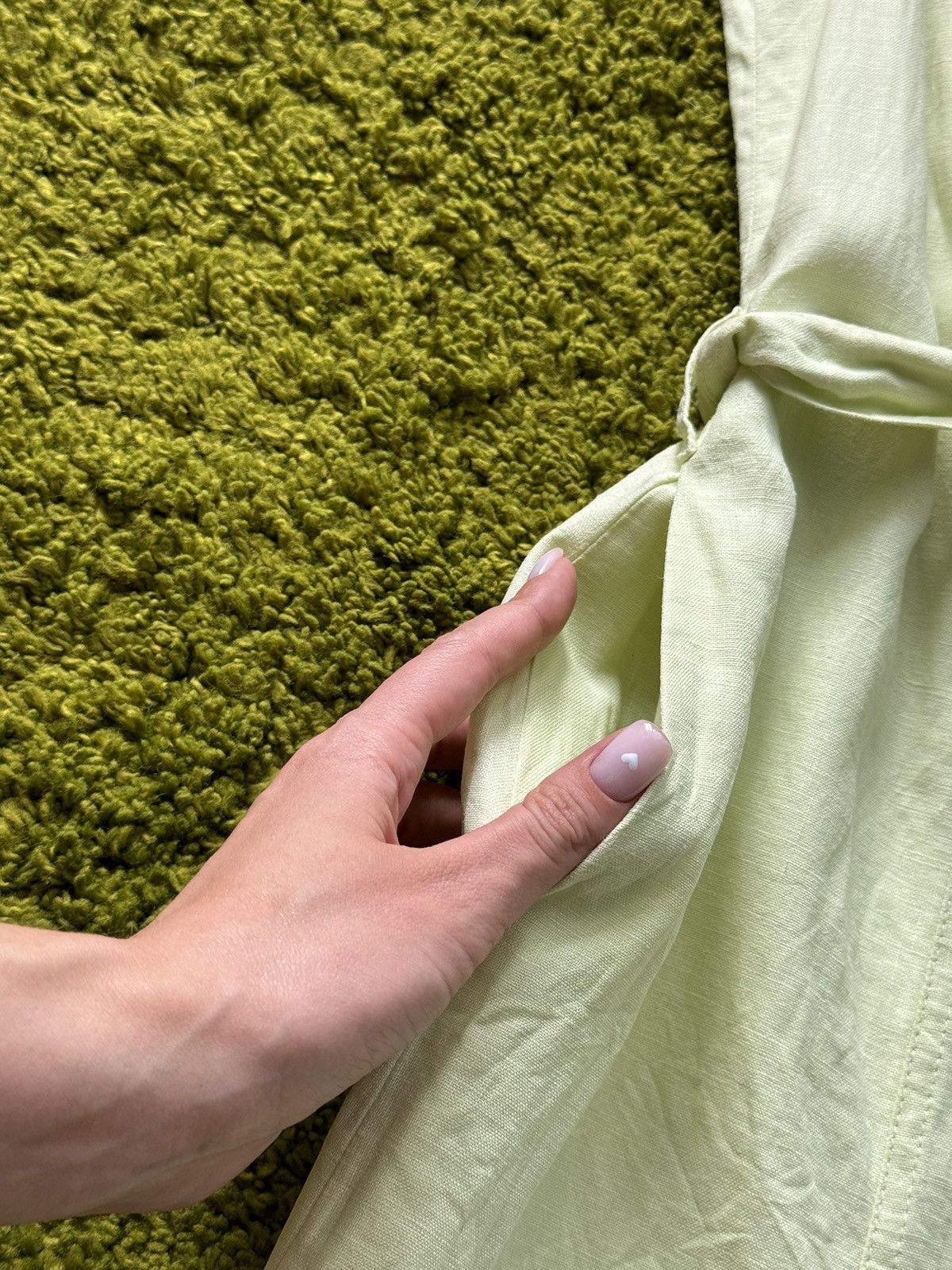 Designer × Escada × Vintage Escada 100% linen avant garde maxi dress Size M / US 6-8 / IT 42-44 - 2 Thumbnail