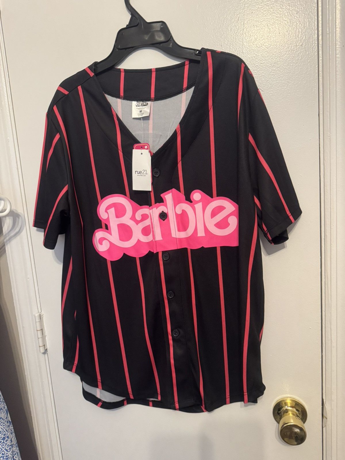 Other Pinstriped Barbie Graphic Baseball Jersey Size Medium Size M / US 6-8 / IT 42-44 - 1 Thumbnail