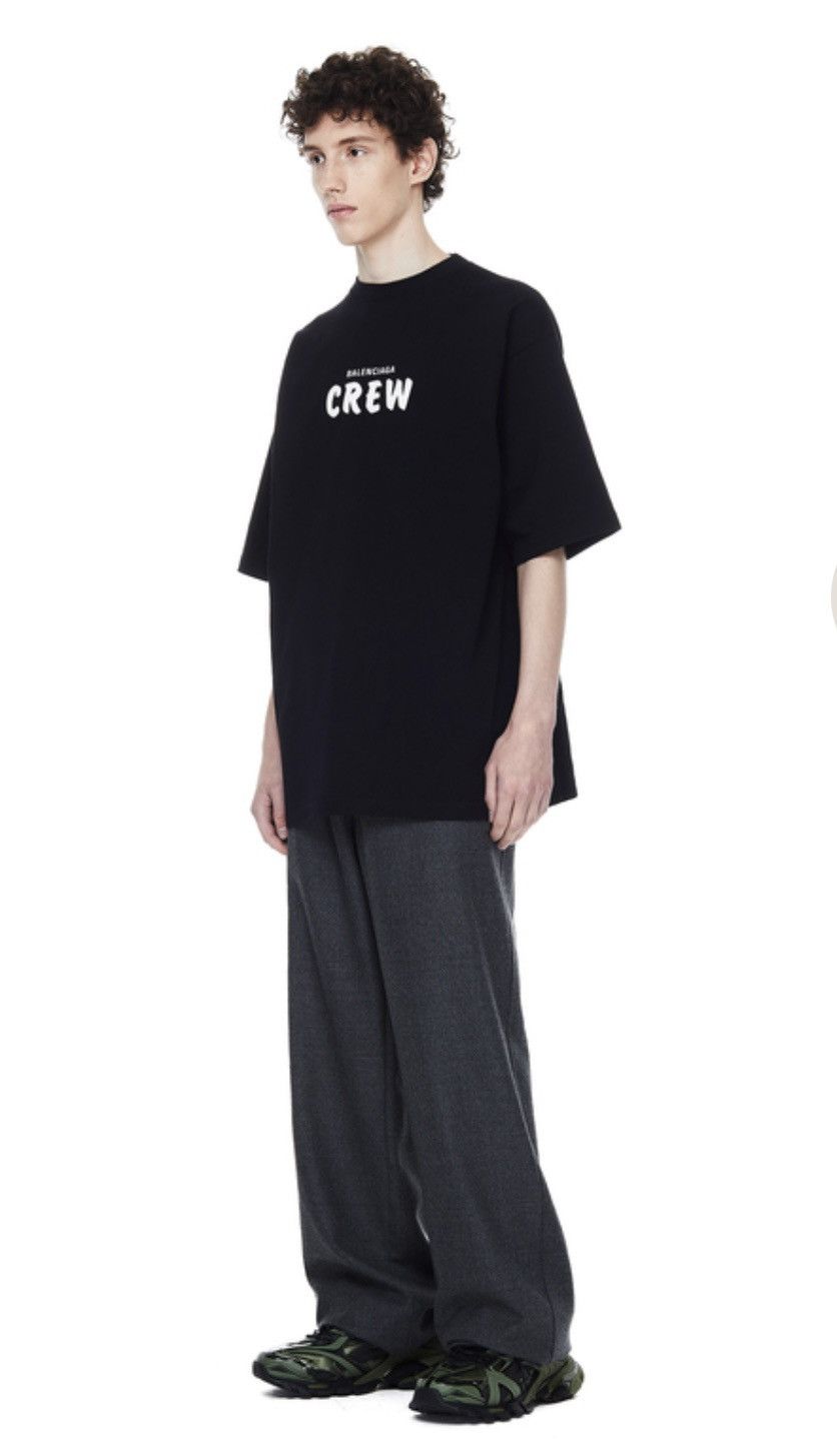 Balenciaga Balenciaga Crew Logo T-shirt Size US S / EU 44-46 / 1 - 13 Thumbnail