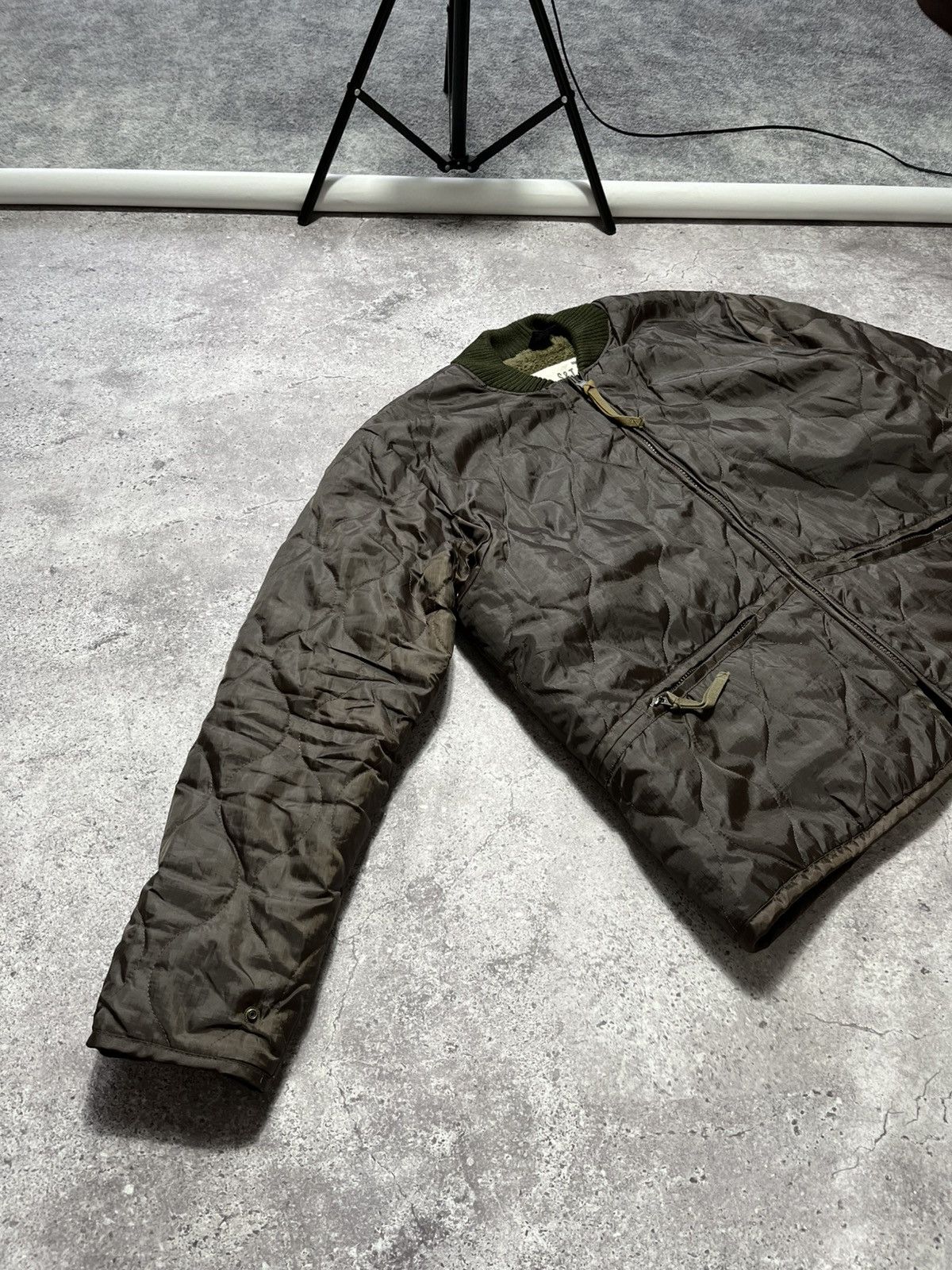 Japanese Brand Vintage Y2K SURPLUS TEX 75 Military Quilted jacket Size US XL / EU 56 / 4 - 5 Thumbnail
