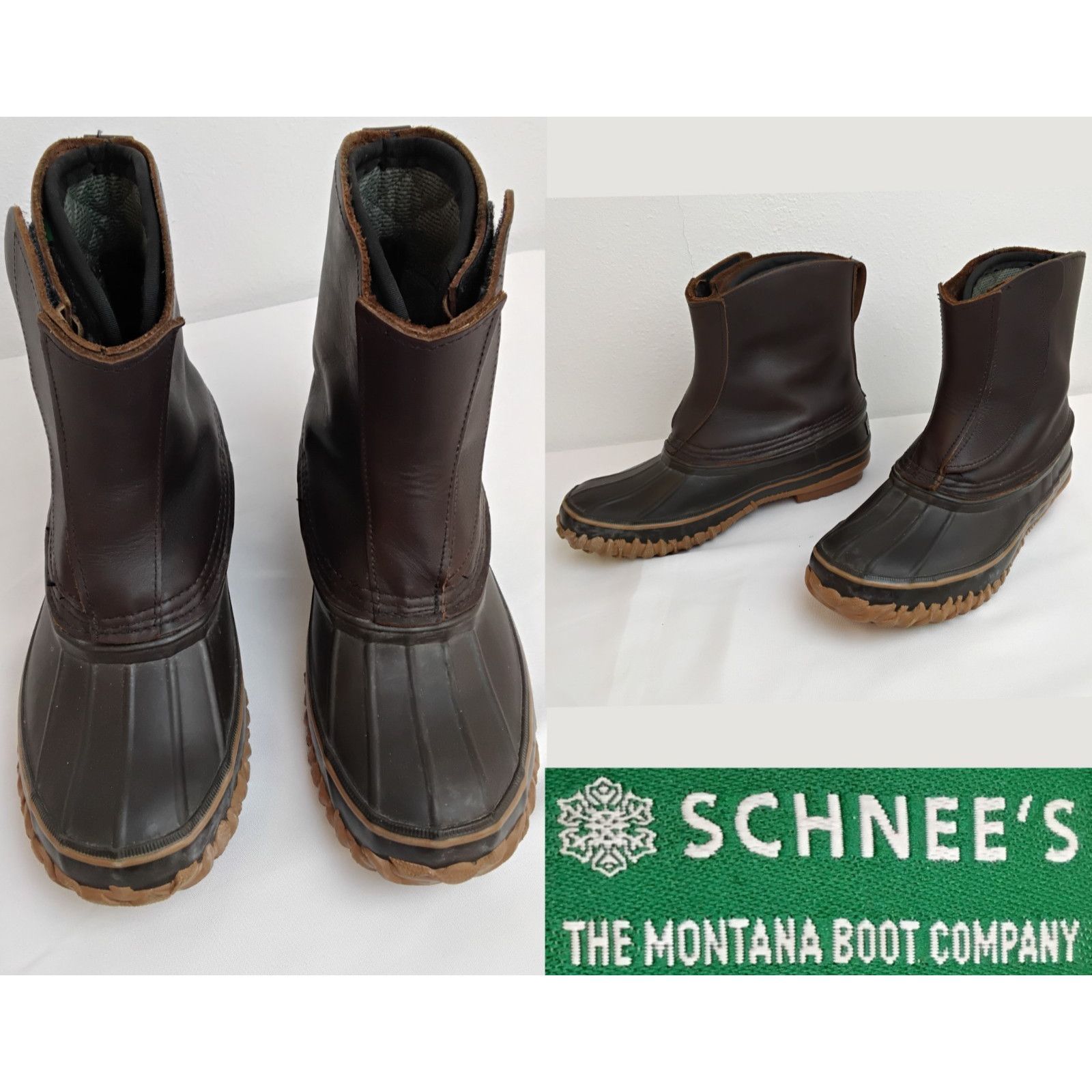 Other Schnee's Ankle Boots Men's Size 7 w/ Wool Liner Rubber Sole Size US 7 / EU 40 - 1 Thumbnail