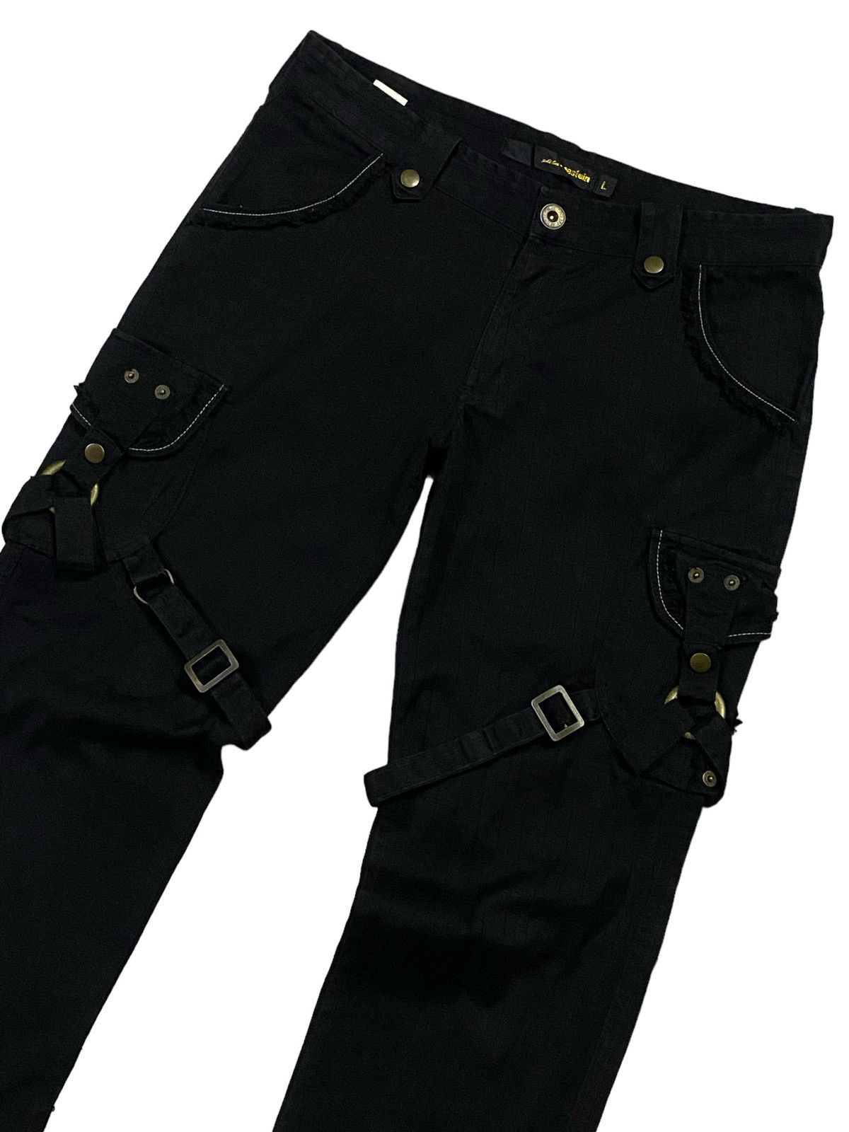 Japanese Brand Japanese brand “APESTIEN” Black Bondage Tactical Cargo Pants Size US 33 - 15 Thumbnail