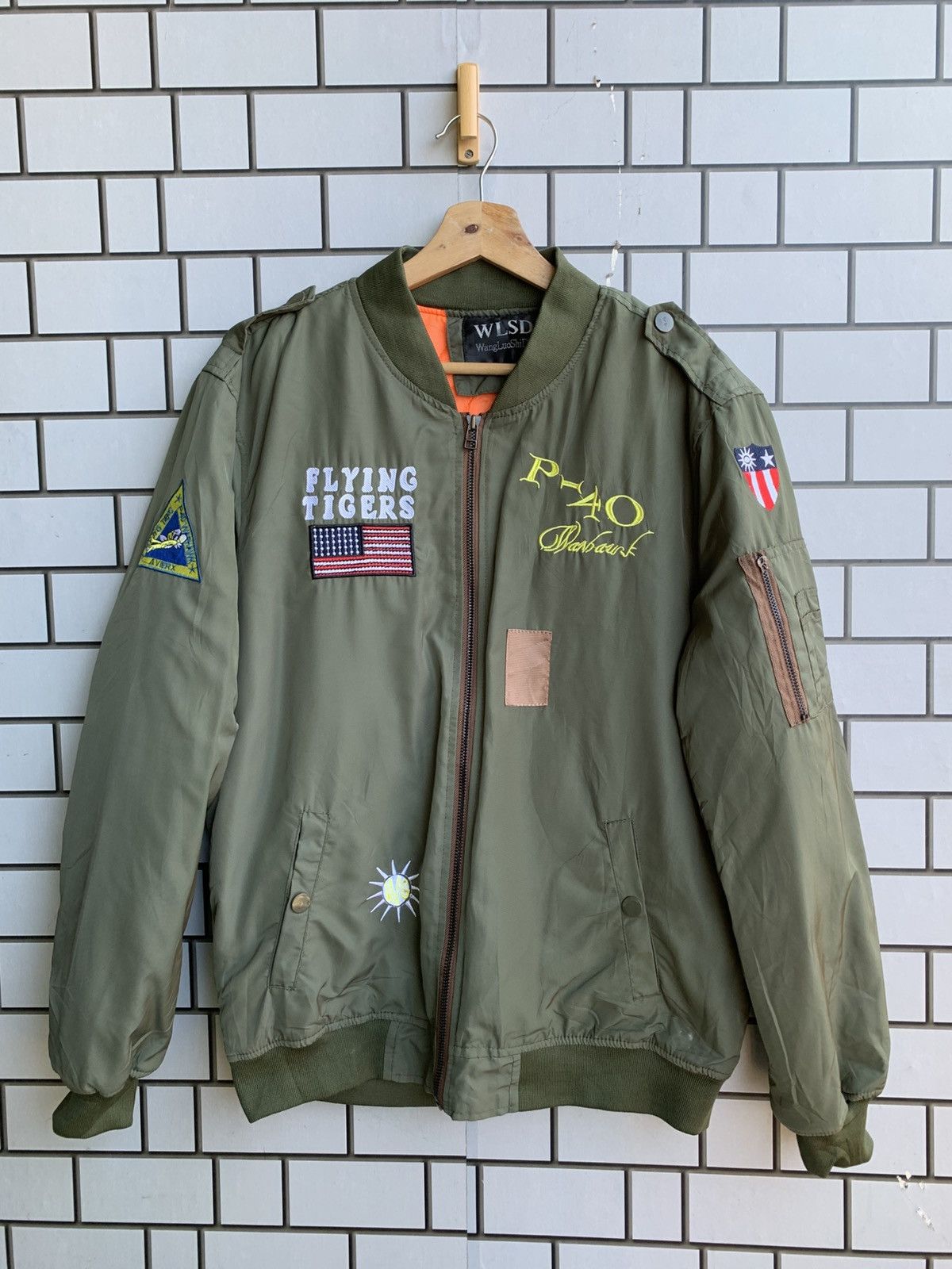 Japanese Brand Japanese Brand WLSD Avirex Bomber Jacket Size US M / EU 48-50 / 2 - 2 Thumbnail