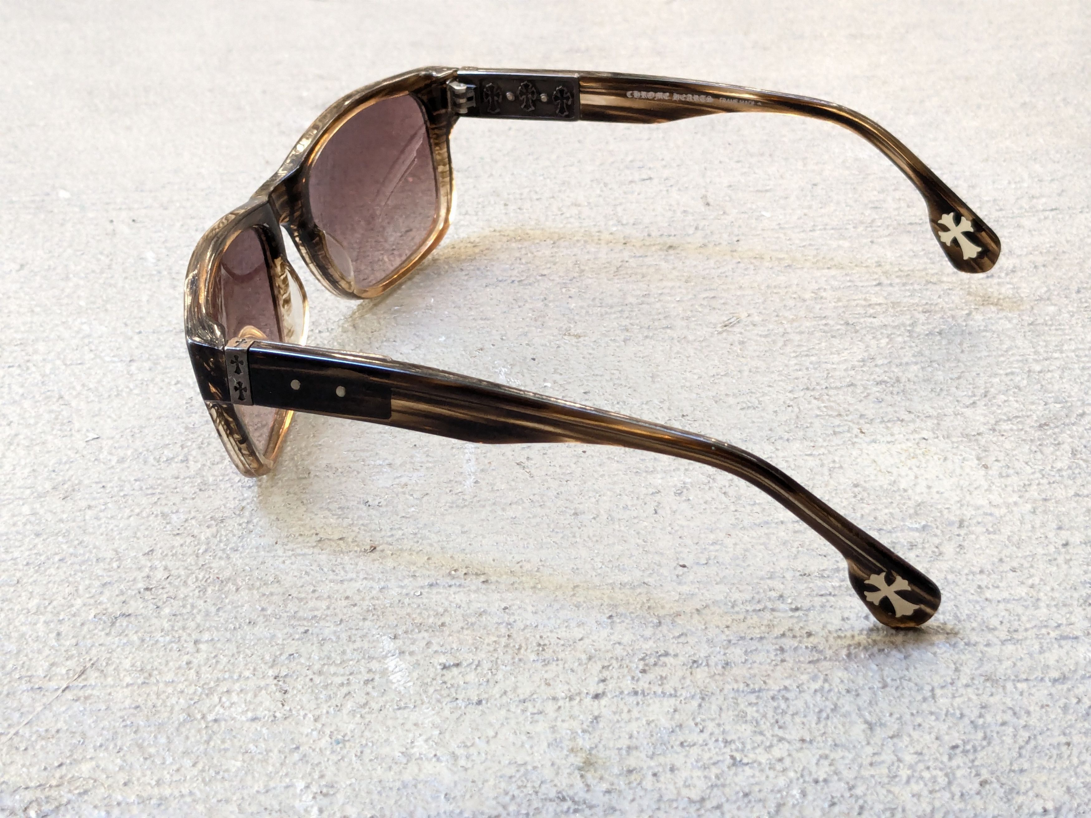 Chrome Hearts Chrome Hearts Sunglasses Brown Gradient Square Sterling Size ONE SIZE - 5 Thumbnail