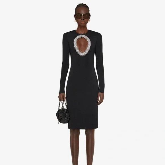 Givenchy Givenchy Black Dress w/ Chain - NEW WITH TAGS NWT Size XL / US 12-14 / IT 48-50 - 2 Thumbnail