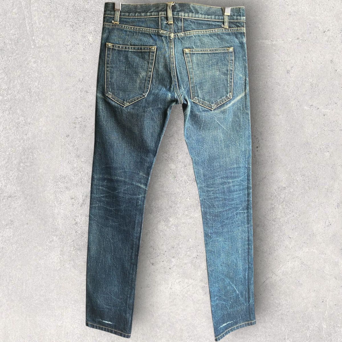 Saint Laurent Paris 2013 SLP D01 Blue Raw Denim By Hedi Slimane Size US 29 - 5 Thumbnail