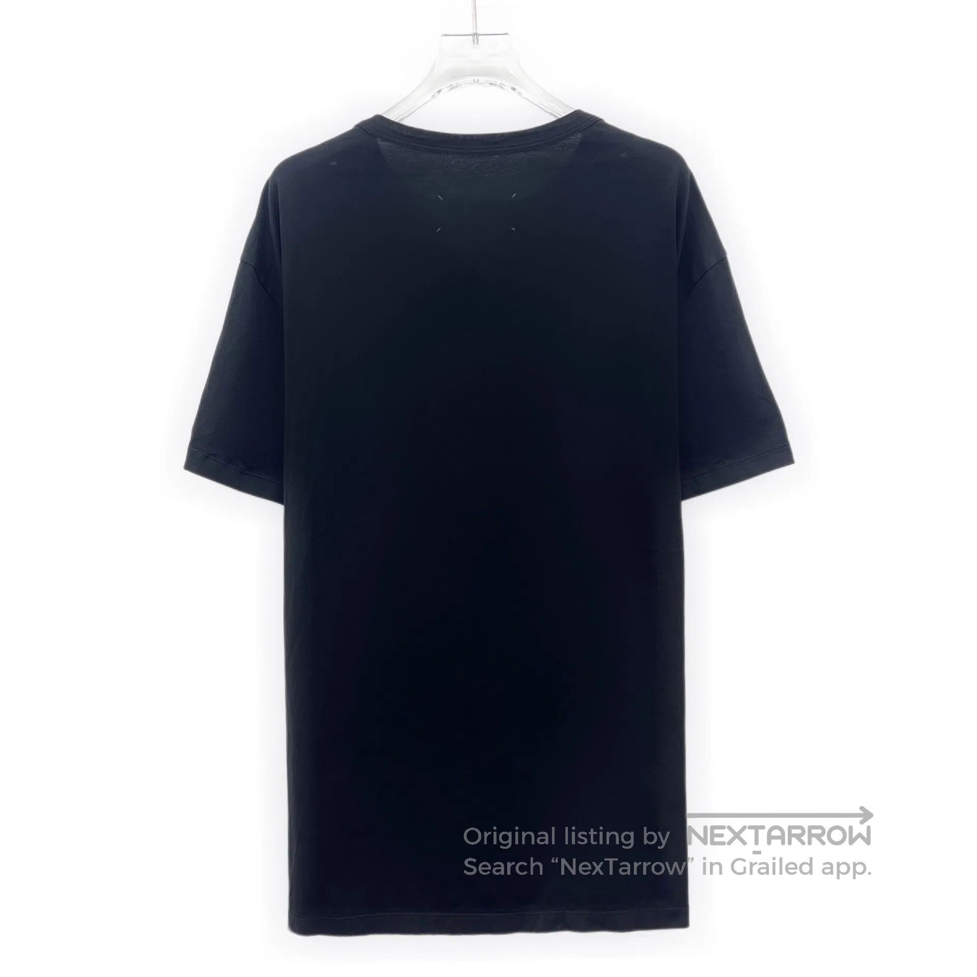 Maison Margiela Maison Margiela Black Digital Print Cotton Round Neck Shor Size US XL / EU 56 / 4 - 2 Thumbnail