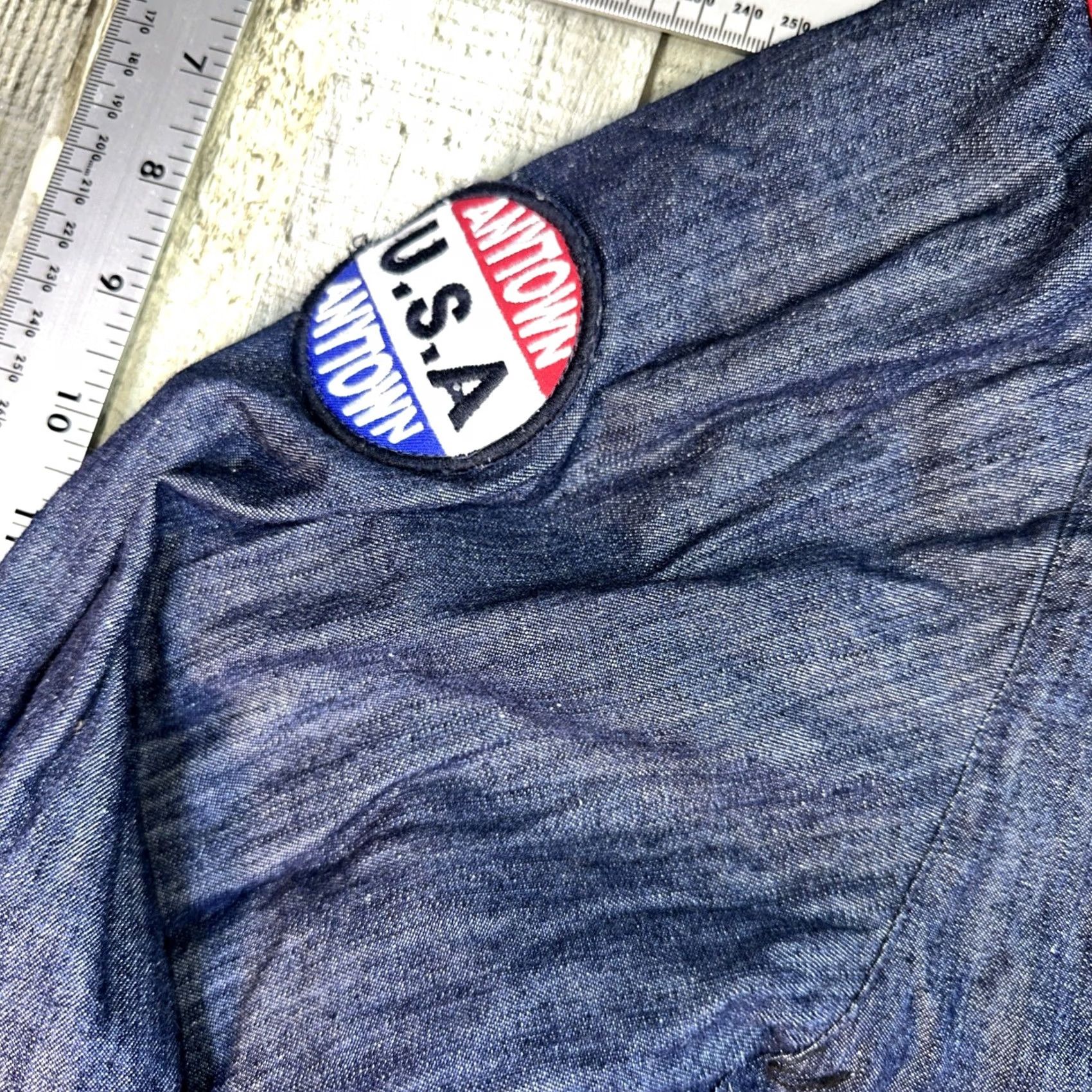 X-LARGE Bornfly Button-Up Denim Shirt XXLarge Men Long Sleeve Blue Size US XXL / EU 58 / 5 - 3 Thumbnail