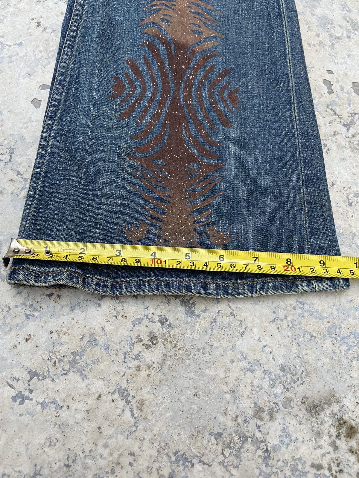 Hysteric Glamour × Japanese Brand × Le Grande Bleu (L.G.B.) Y2K japanese brand flare seditionaries denim pants Size 28" / US 6 / IT 42 - 12 Thumbnail
