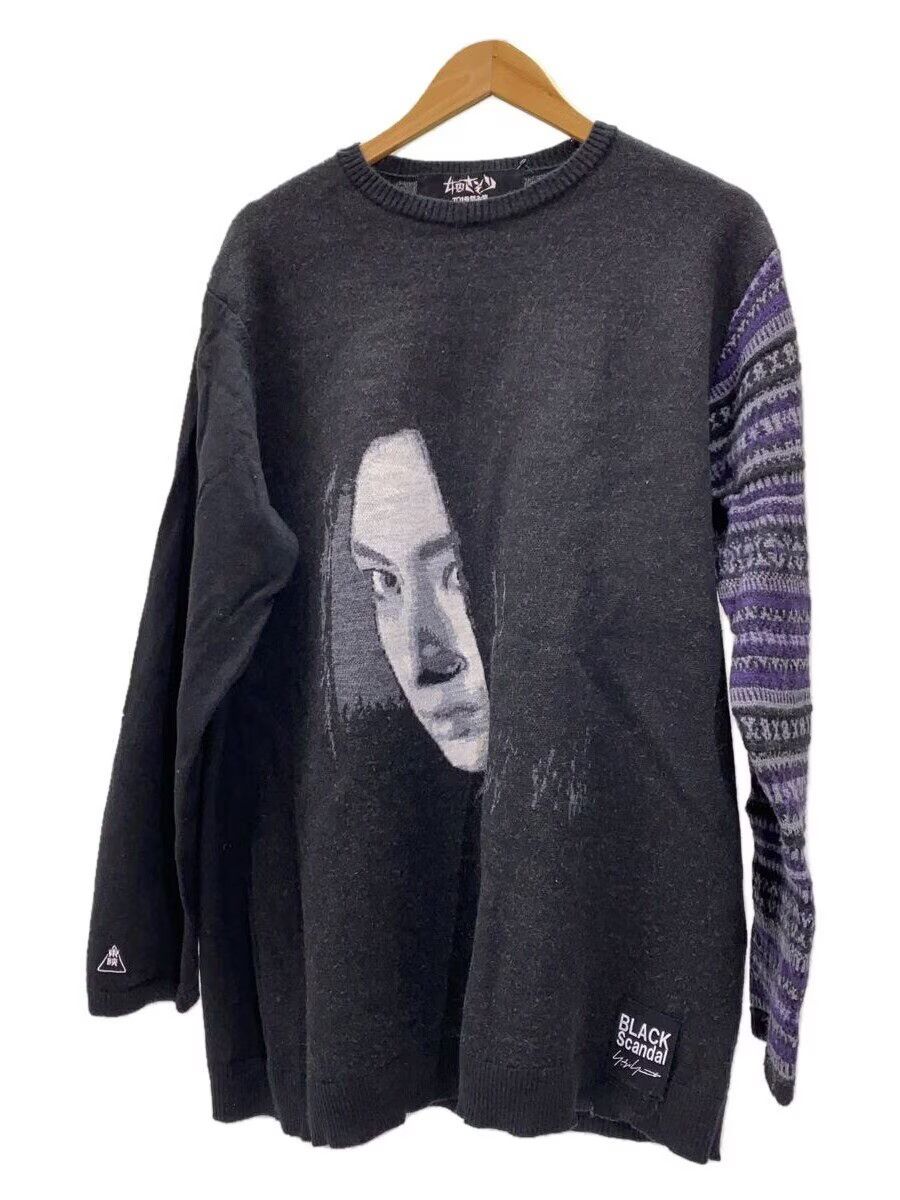 Yohji Yamamoto Grudge Wool Knit Sweater Size US L / EU 52-54 / 3 - 1 Thumbnail