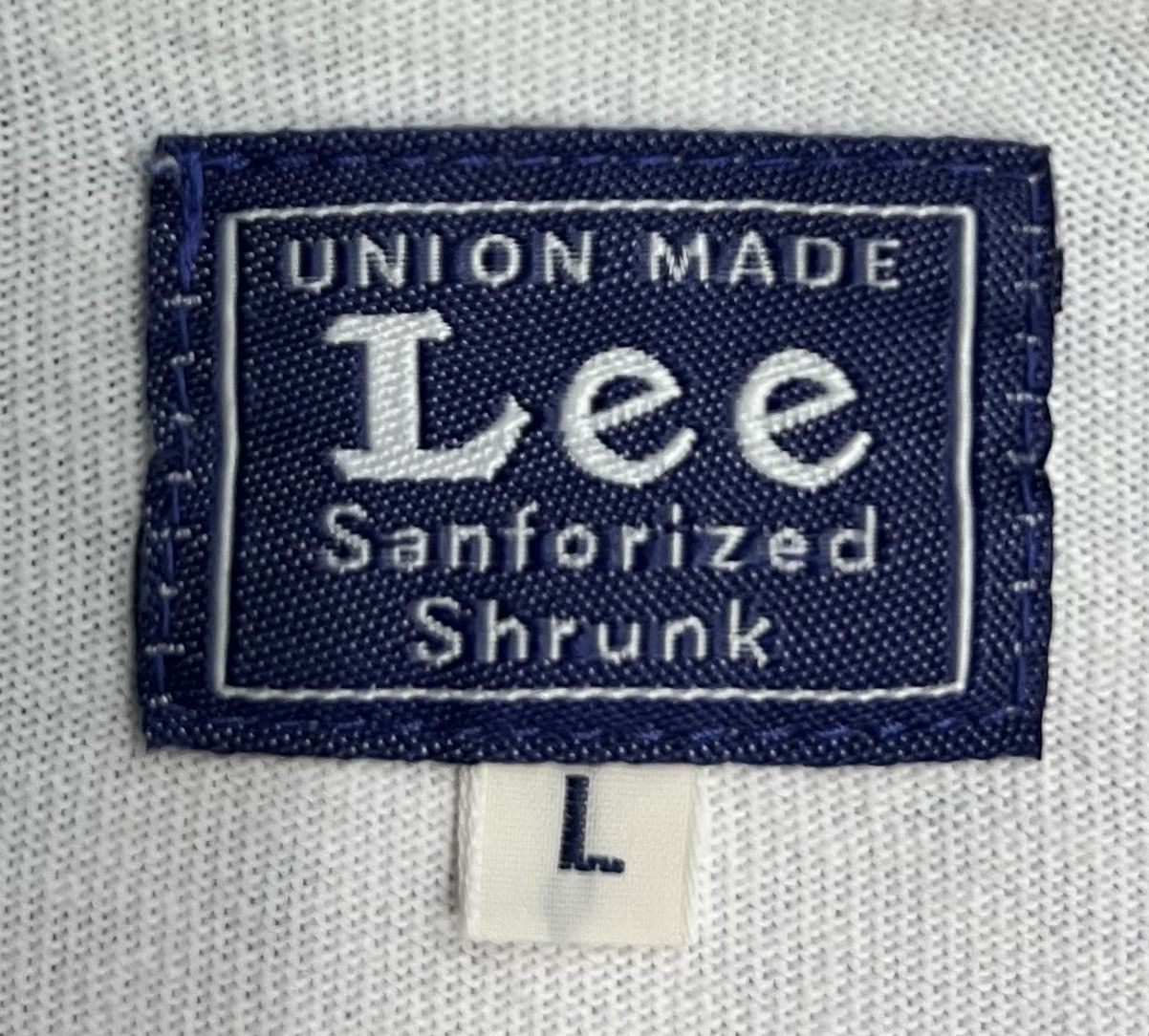 Lee × Vintage VINTAGE LEE UNION MADE SANFORIZED SHRUNK T SHIRT Size US L / EU 52-54 / 3 - 7 Thumbnail