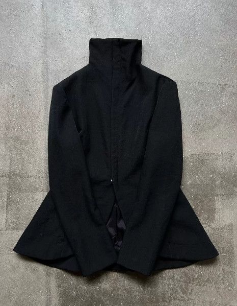 Yohji Yamamoto 2004AW Asymmetrical Stand Collar Jacket Size L / US 10 / IT 46 - 3 Thumbnail