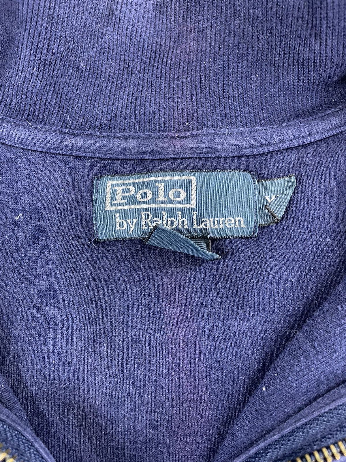 Polo Ralph Lauren × Vintage POLO RALPH LAUREN Vintage 90s Half Zipper Sweater Jacket Size US L / EU 52-54 / 3 - 4 Thumbnail
