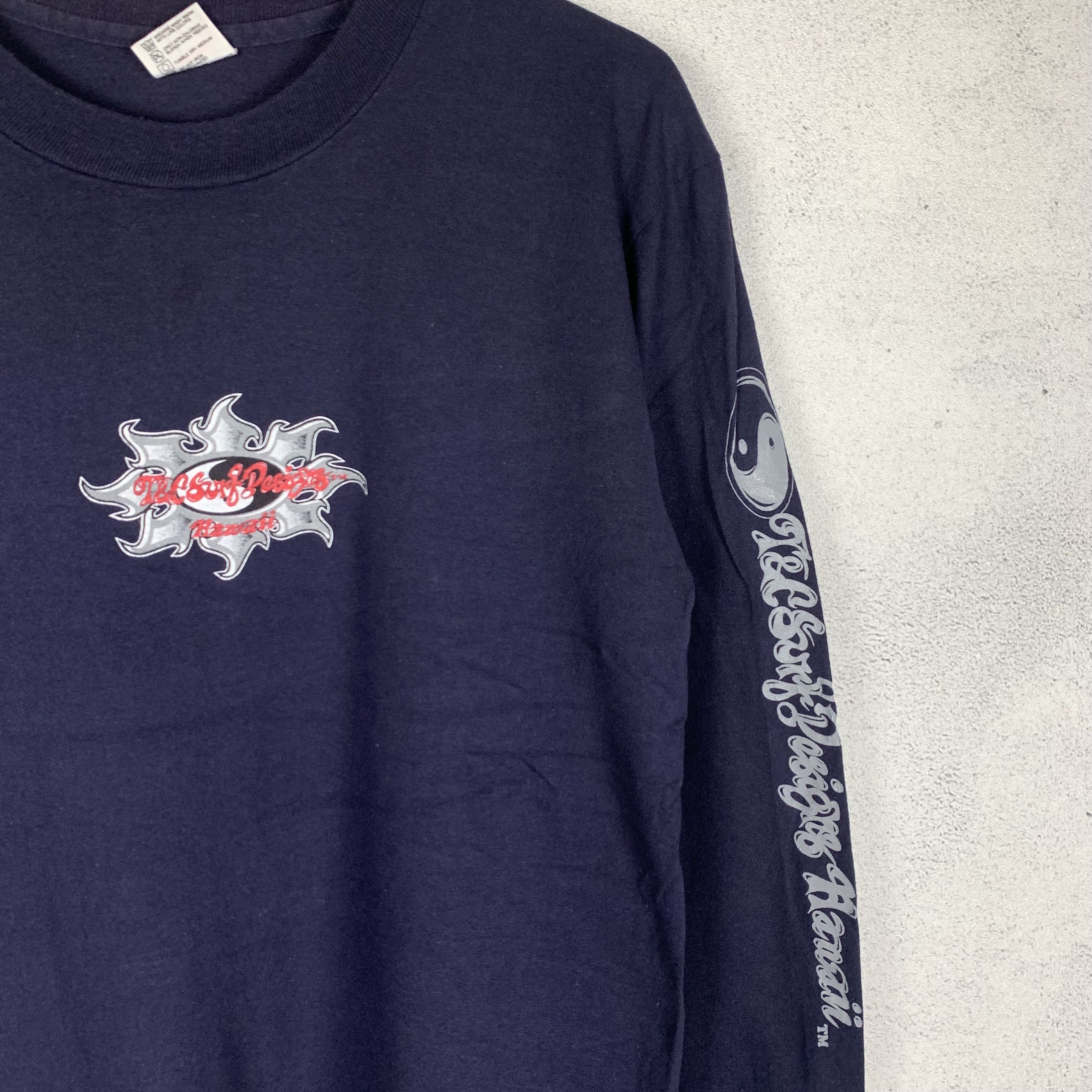 Vintage Vintage 90s T&C Surf Longsleeve Tshirt Size US S / EU 44-46 / 1 - 4 Thumbnail