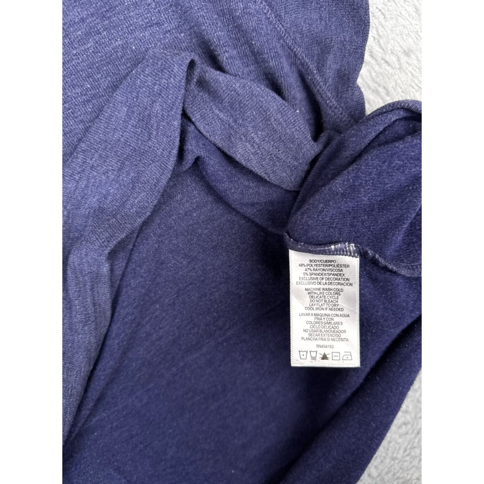 Tommy Hilfiger Tommy Hilfiger Sport Shirt Women XL Blue Long Sleeve Polyester Blend Size XL / US 12-14 / IT 48-50 - 7 Thumbnail