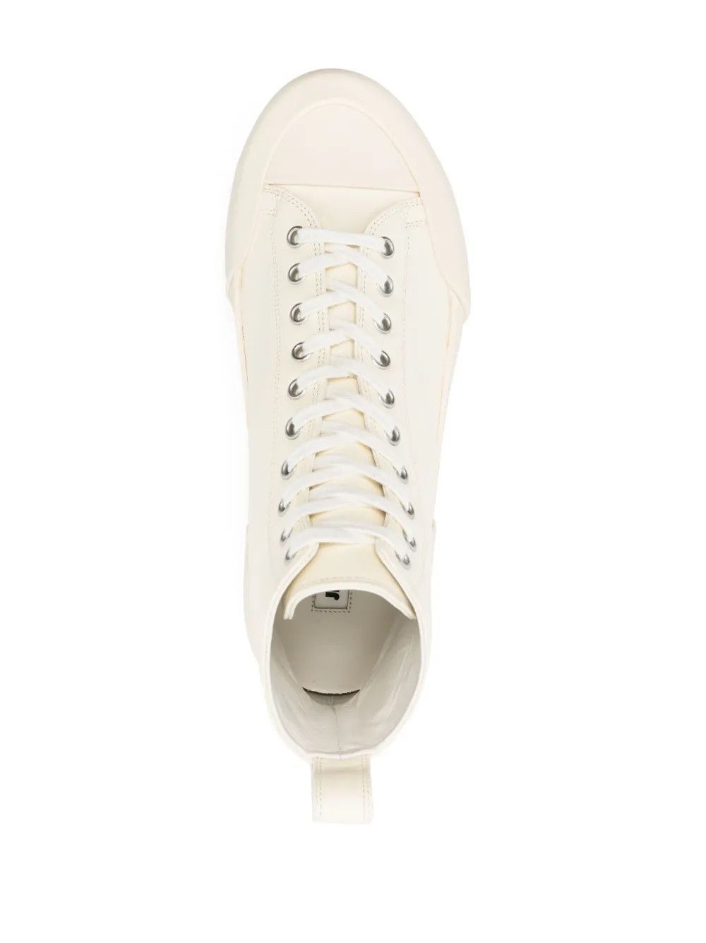 Jil Sander o1y1025 Hi-Top Sneakers in Cream Size US 5 / IT 35 - 4 Thumbnail
