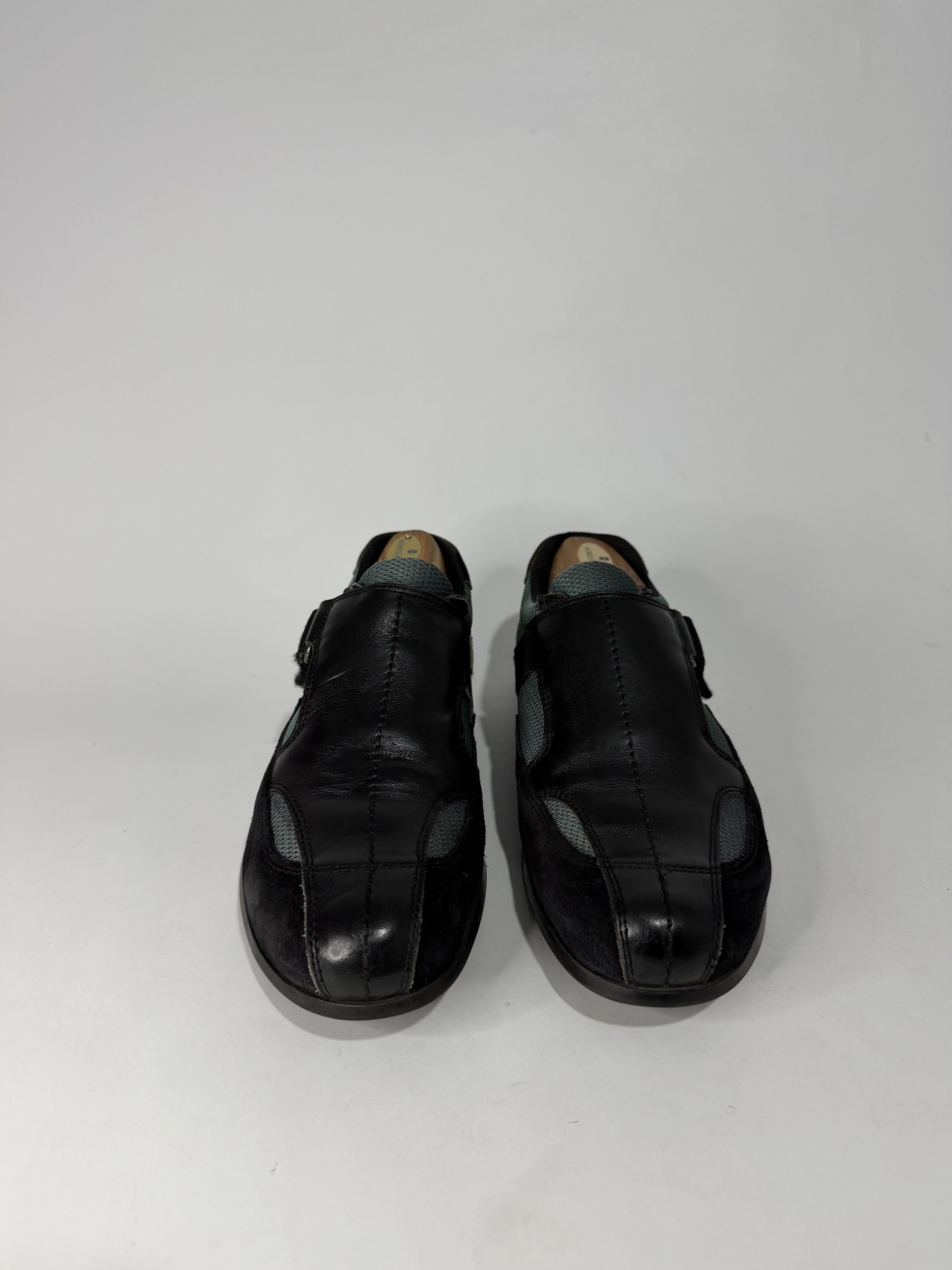 Prada Vintage Prada Sport Black & Green Leather Mesh Sneakers Size US 9 / EU 42 - 2 Thumbnail