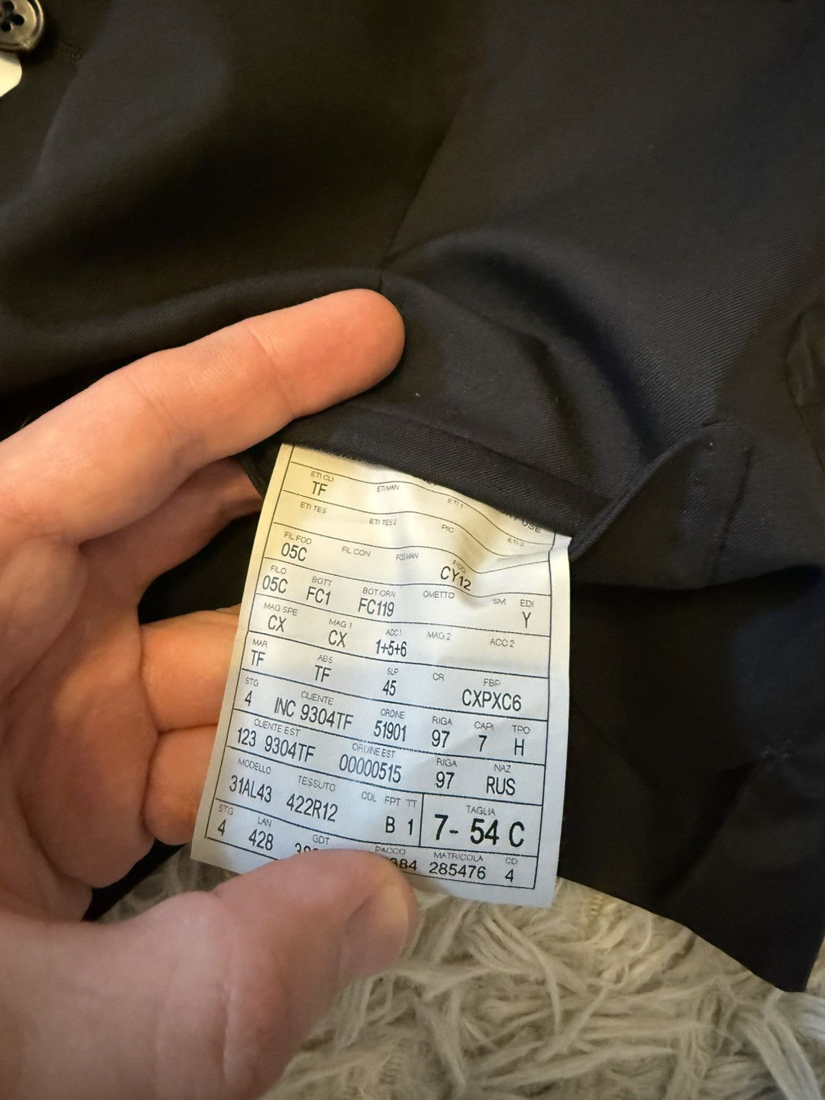 Tom Ford Signature black suit vest Size 50S - 4 Thumbnail