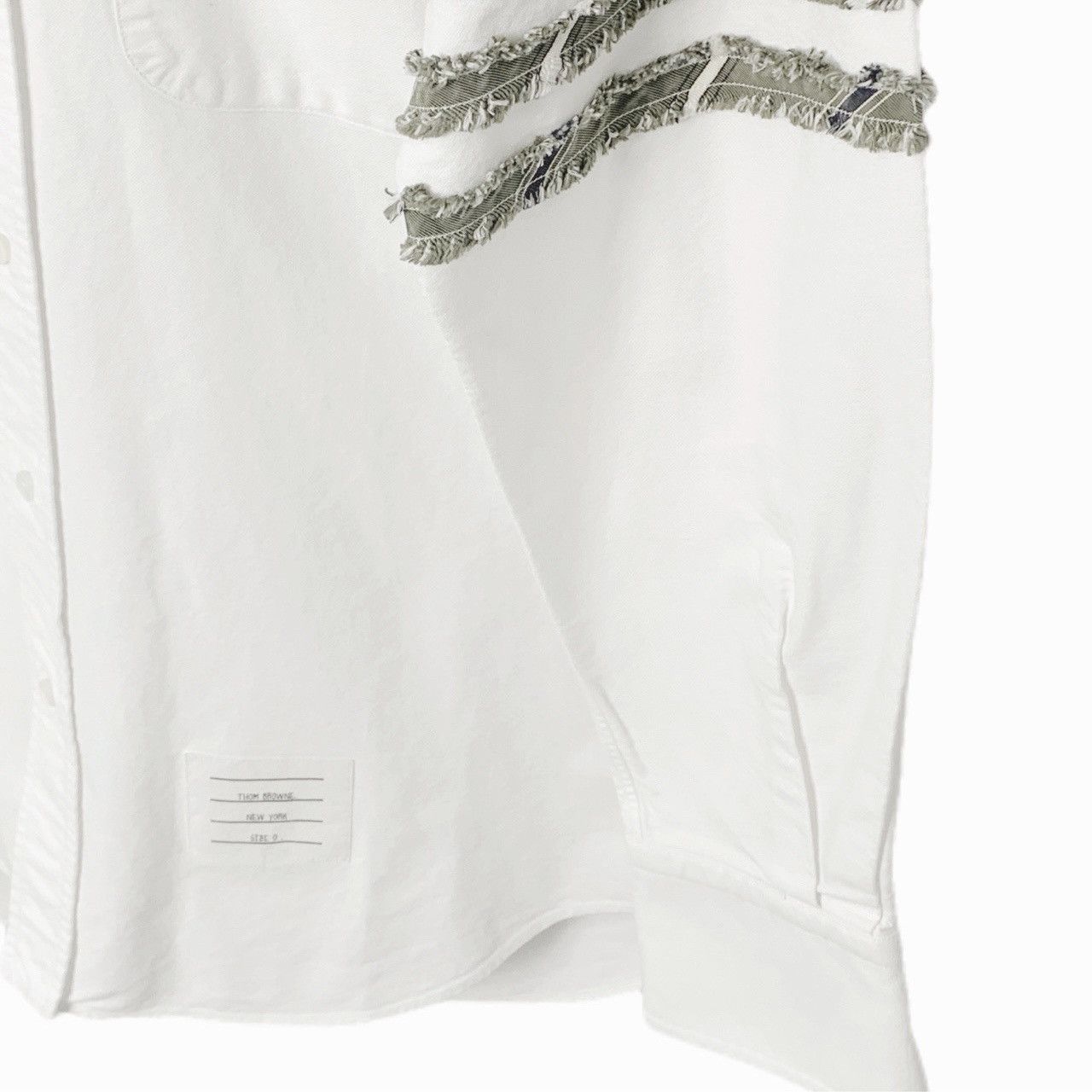 Thom Browne THOM BROWNE Tassel Classic Four-Bar Long Sleeve Shirt K26WX Size US XS / EU 42 / 0 - 5 Thumbnail