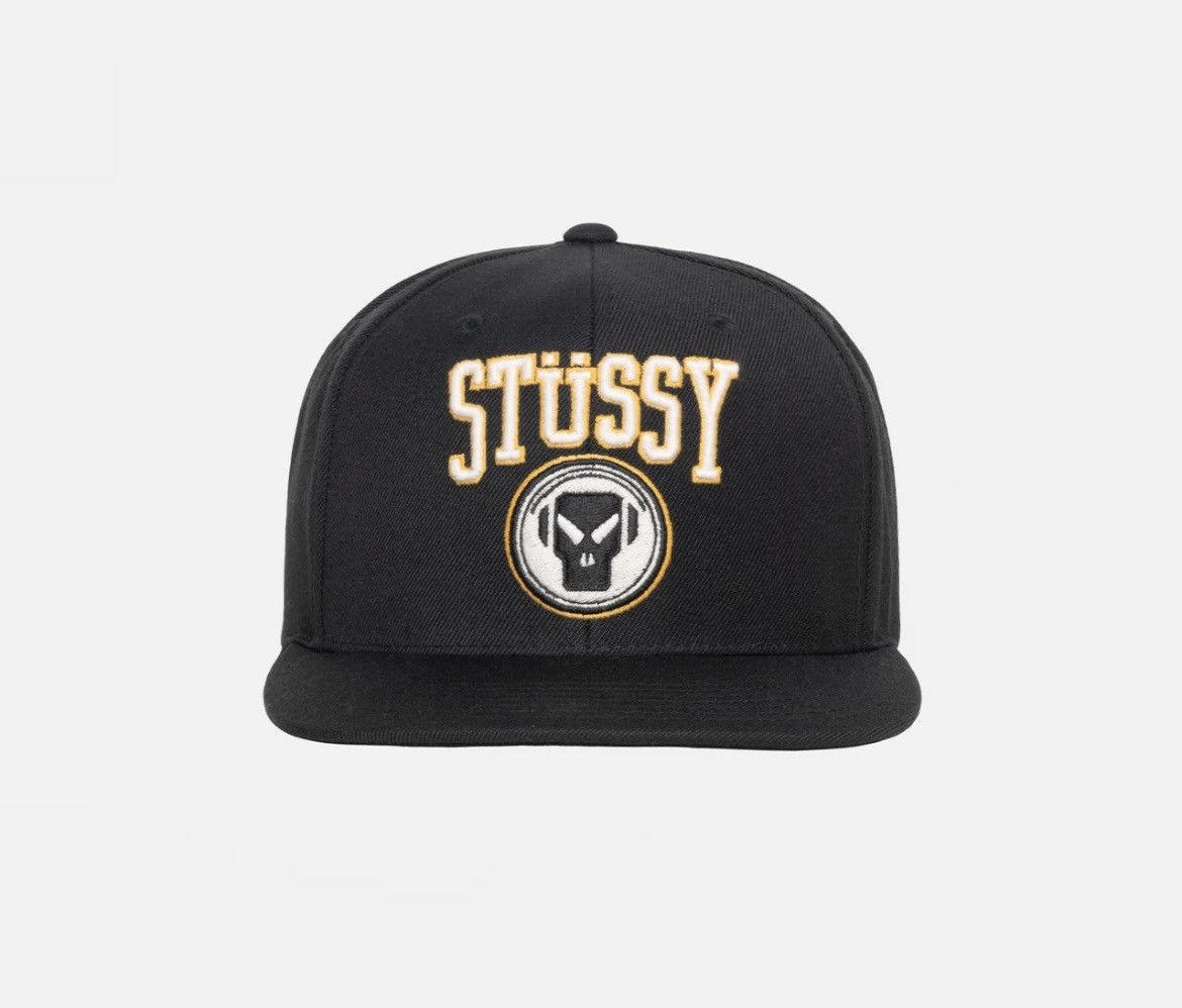 image of Stussy Stüssy & Goldie Metalheadz 30 Snapback Os One Size Confirmed in Black, Men's