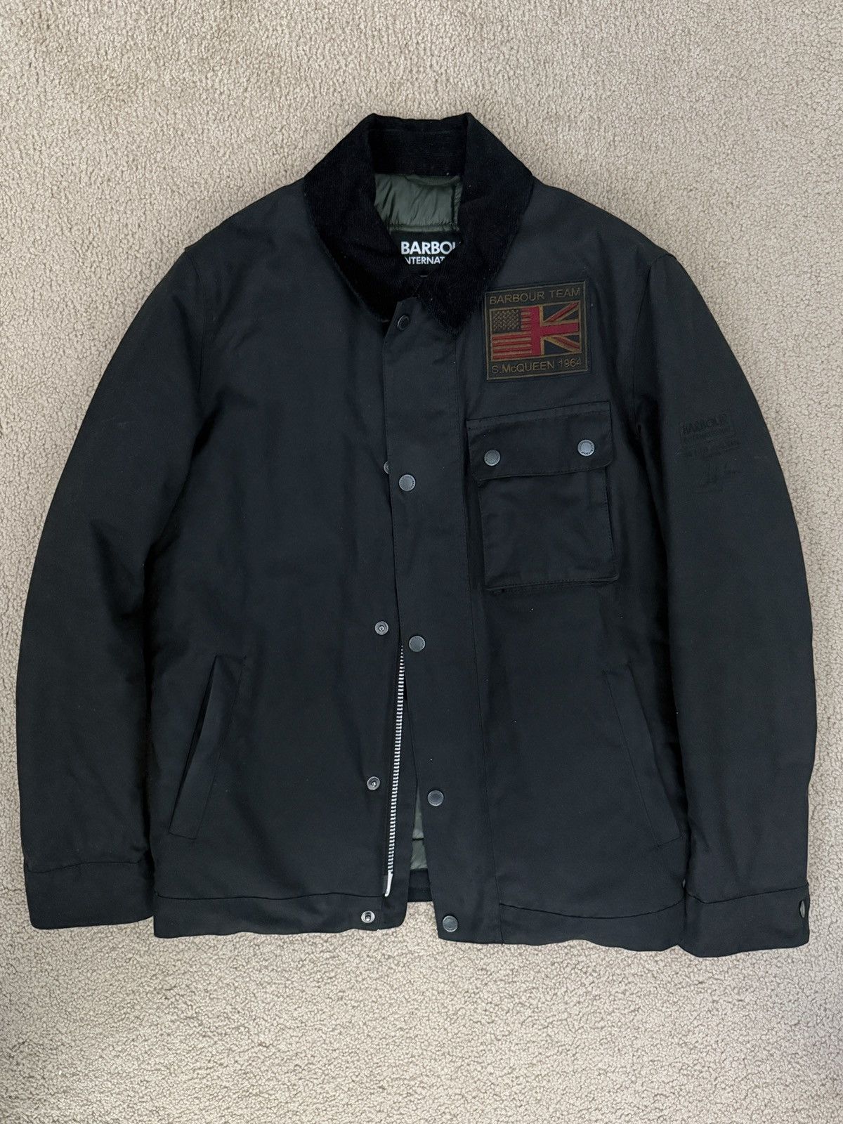 Barbour Barbour International Steve McQueen Wax Jacket Size US S / EU 44-46 / 1 - 1 Thumbnail
