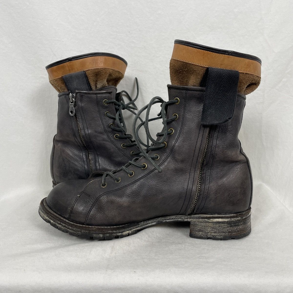 Maison MIHARA YASUHIRO MIHARA YASUHIRO LAYERED COMBAT BOOTS Size US 9 / EU 42 - 5 Thumbnail