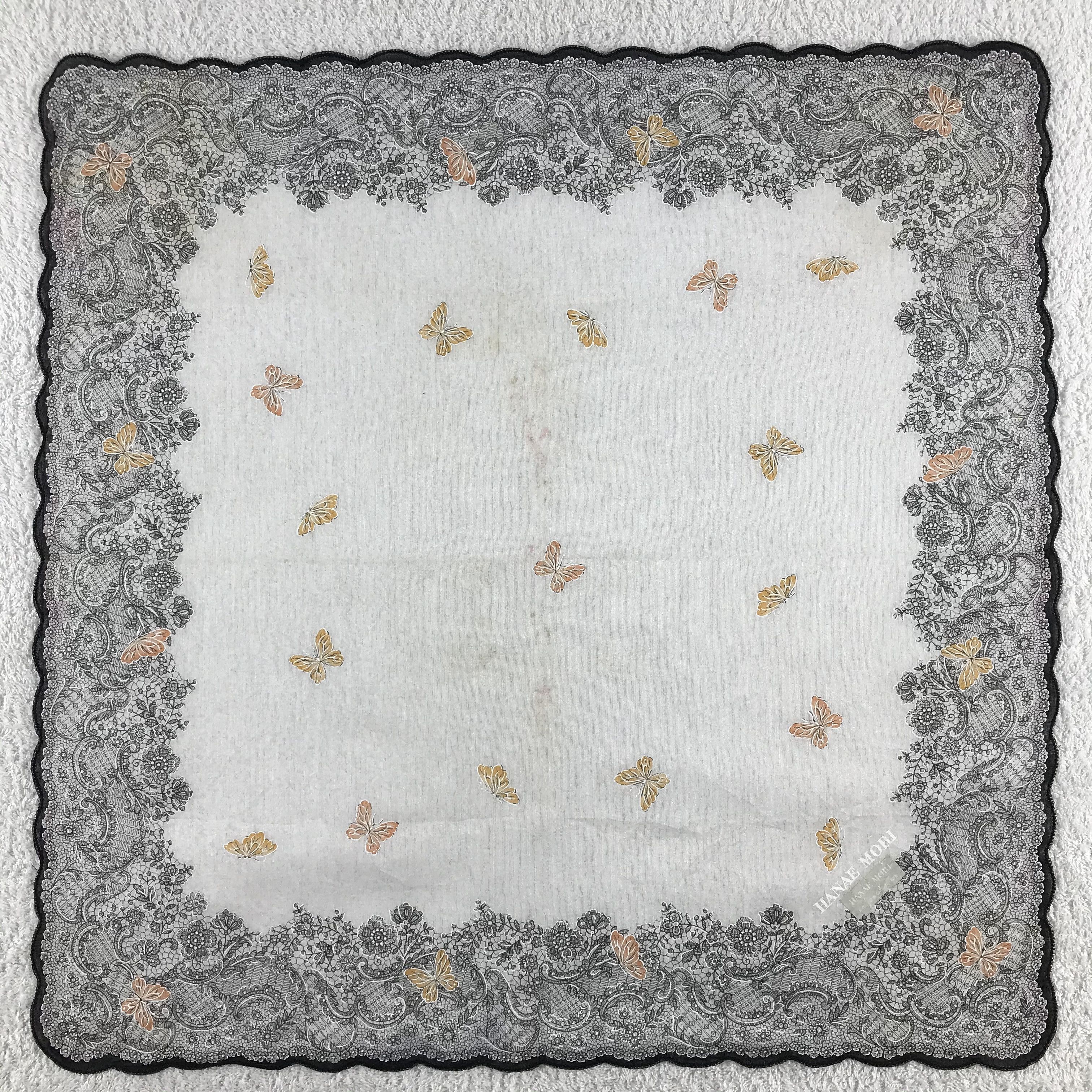 Hanae Mori × Vintage Hanae Mori Bandana / Handkerchief / Neckerchief - S229 Size ONE SIZE - 1 Thumbnail