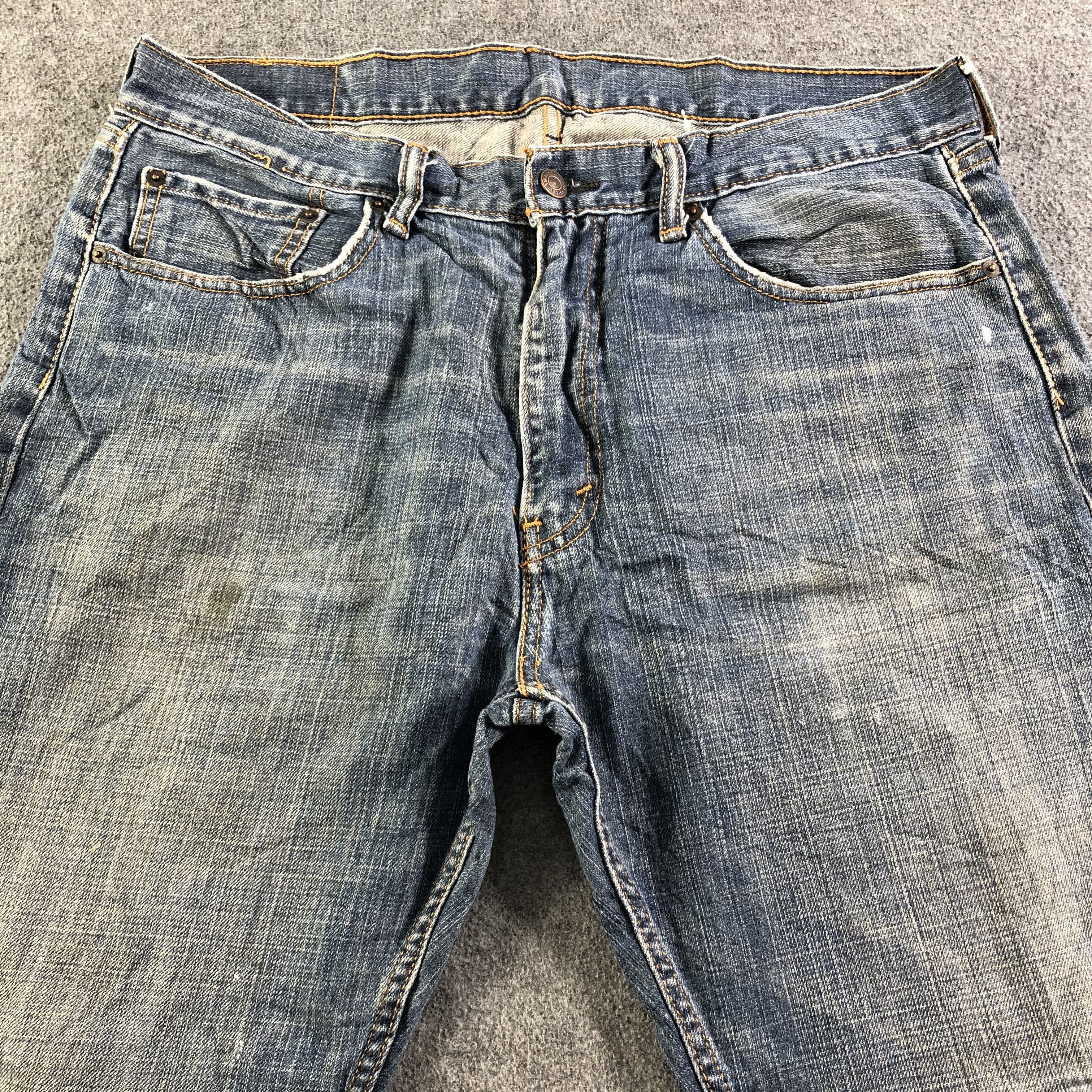 Levi's Vintage Blue Wash Levis 505 Jeans-J3311 Size US 37 - 3 Thumbnail