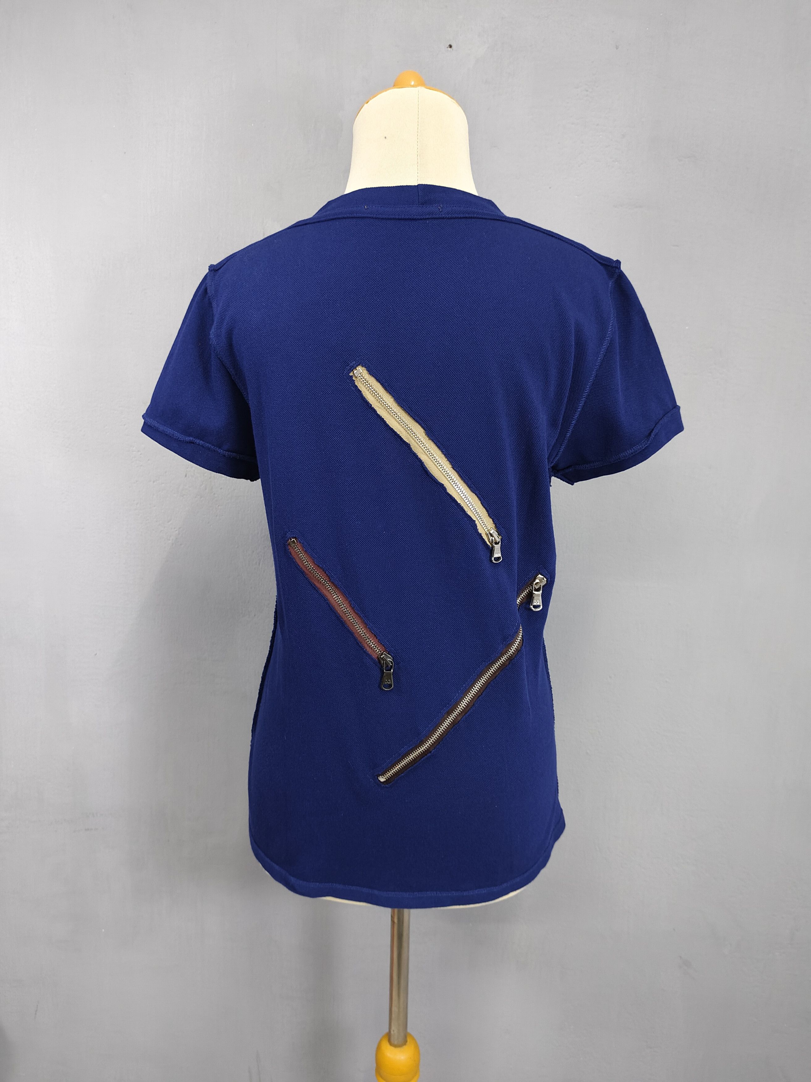 Dolce & Gabbana D&G- Inside Rebuild Multi Zip Punk Glam Rock Minimalis Tee Size M / US 6-8 / IT 42-44 - 5 Thumbnail