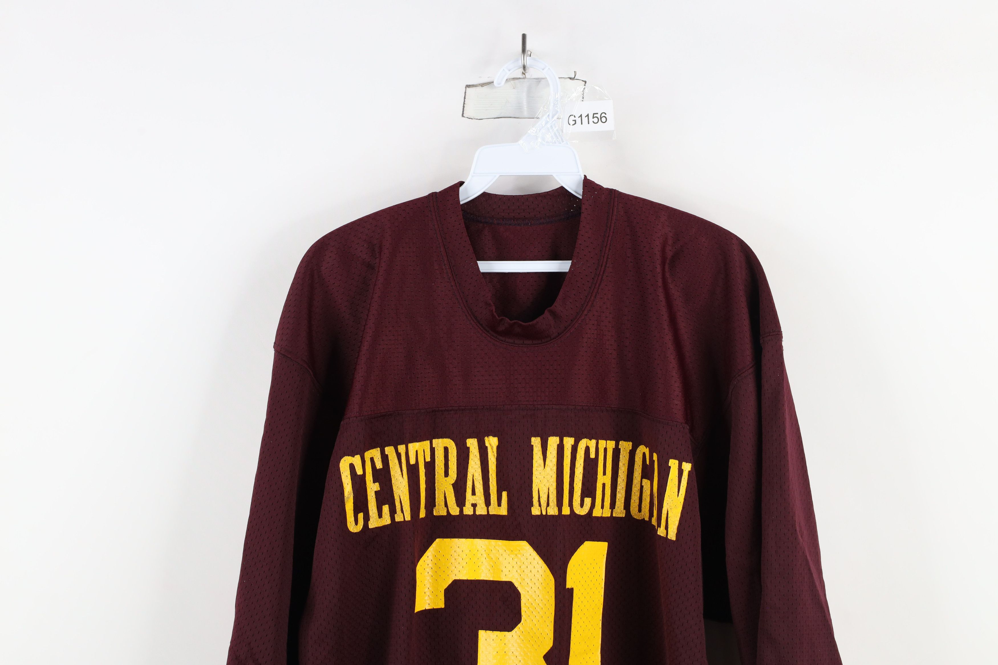 Champion × Vintage Vintage 80s Champion Michigan University Football Jersey US Size US M / EU 48-50 / 2 - 2 Thumbnail